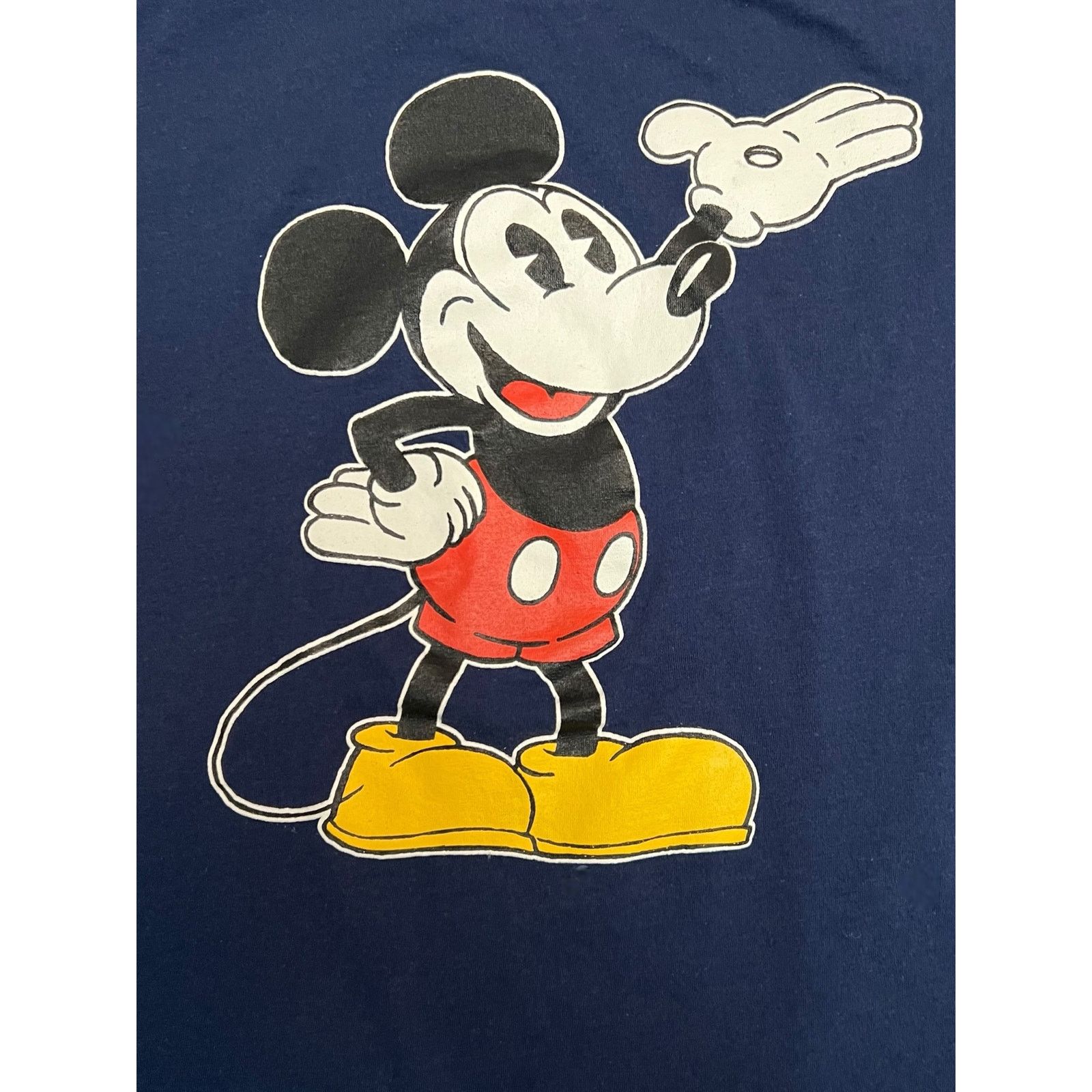 Disney Disney Mickey Mouse Navy Blue Graphic T-Shirt - Size M Size M / US 6-8 / IT 42-44 - 2 Thumbnail