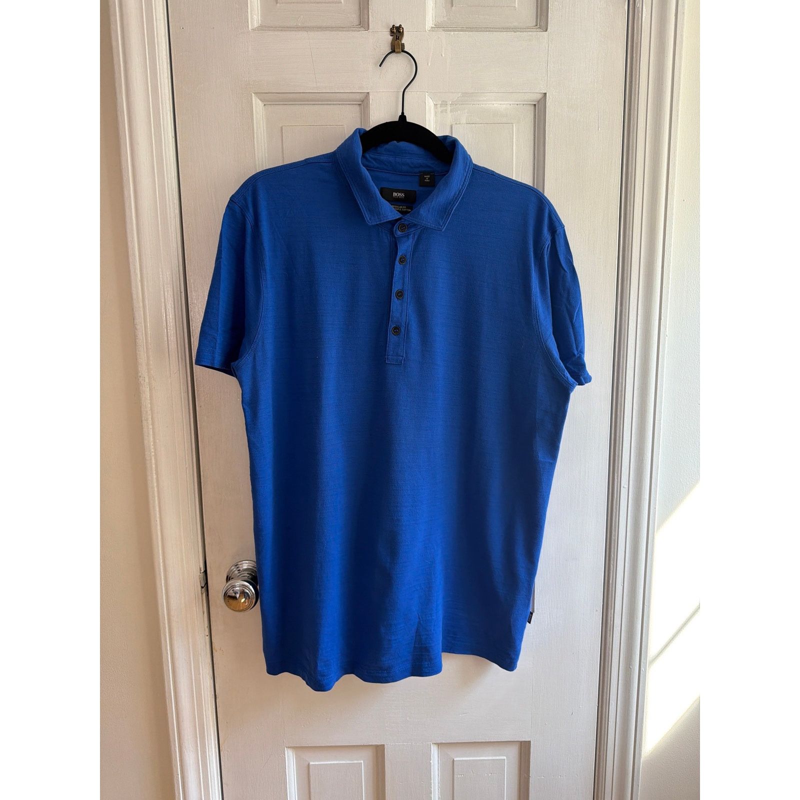 Hugo Boss Boss by Hugo Boss Blue Polo Shirt Men's Size Extra Large Size US S / EU 44-46 / 1 - 1 Thumbnail