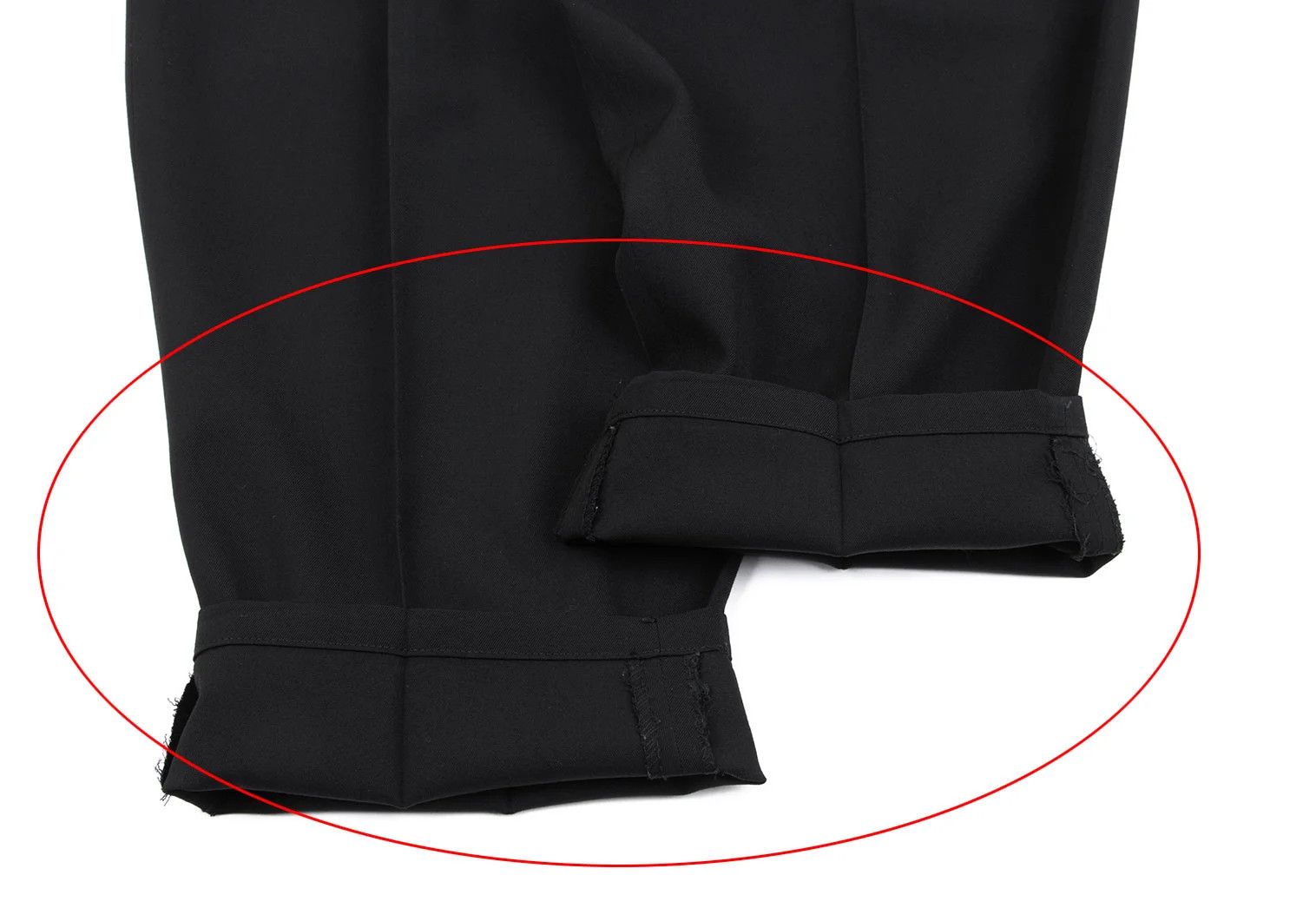 Yohji Yamamoto Yohji Yamamoto Wool Gabardine Trousers Black Size US 30 / EU 46 - 9 Thumbnail
