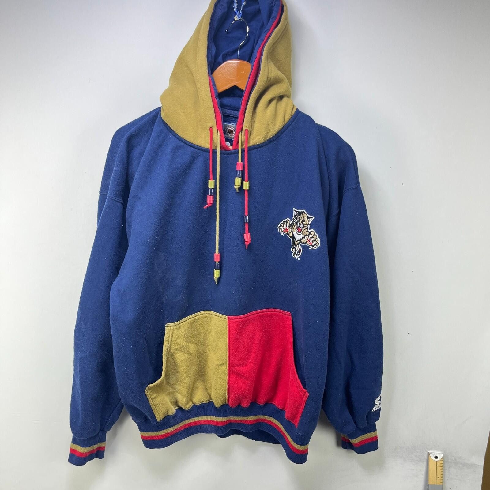 Starter Vintage 90s Starter Florida Panthers Double Hood Hoodie Size ONE SIZE - 1 Thumbnail