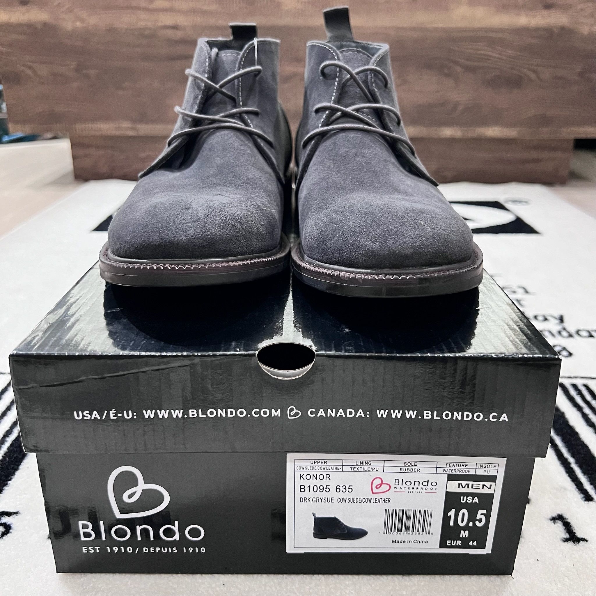 Other Blondo Suede Cow Leather Waterproof Lace Up Lug Chukka Boots Size US 10.5 / EU 43-44 - 2 Thumbnail