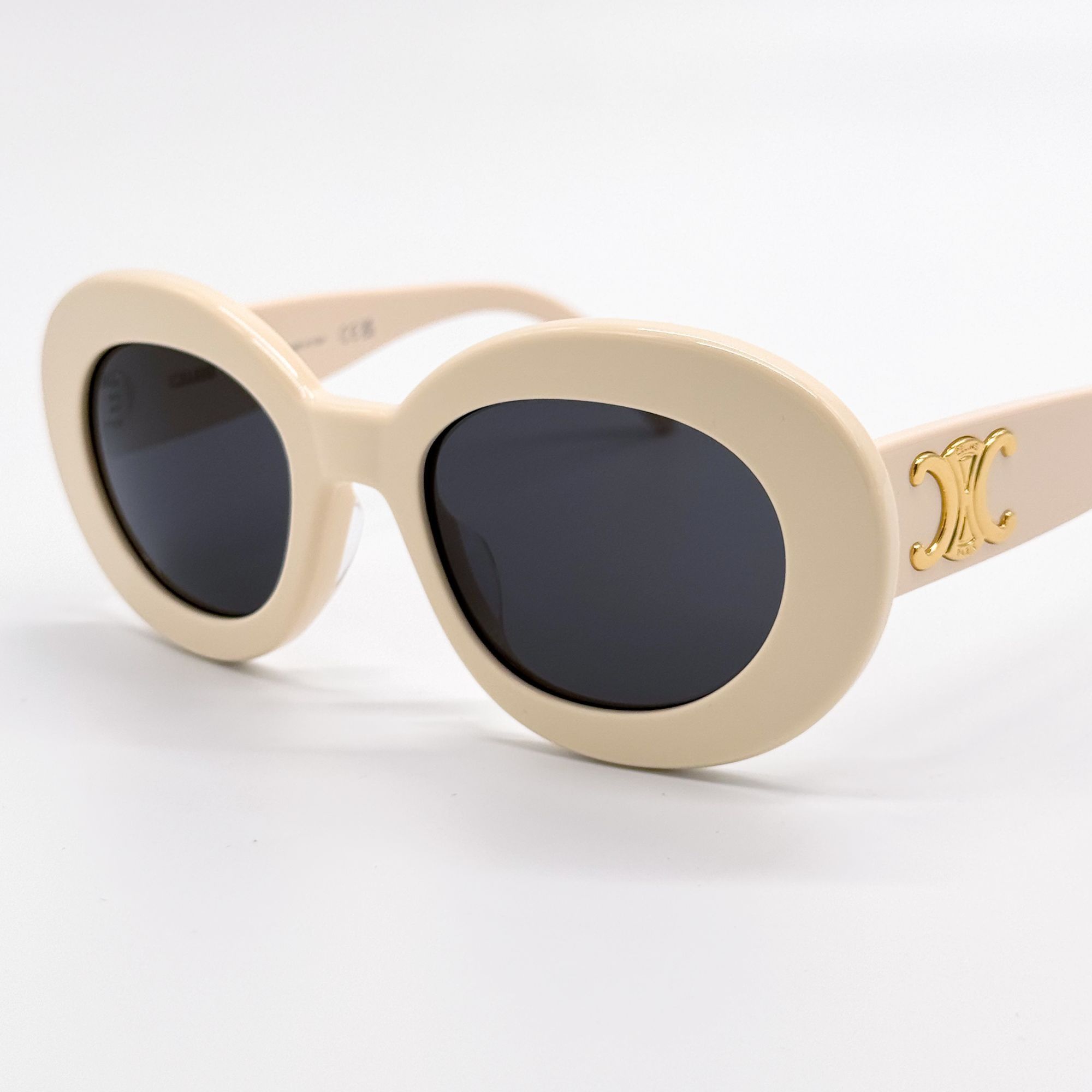Celine NEW CL40312U 25A ROUND IVORY WOMEN SUNGLASSES CELINE Size ONE SIZE - 6 Thumbnail