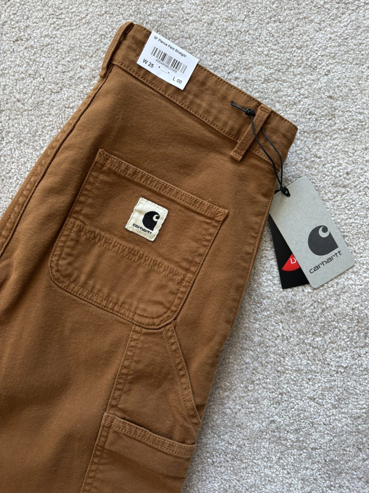 Carhartt Wip Carhartt WIP W’ Pierce Pant Straight – Deep H Brown Rinsed Size 25" / US 0 / IT 36 - 4 Thumbnail