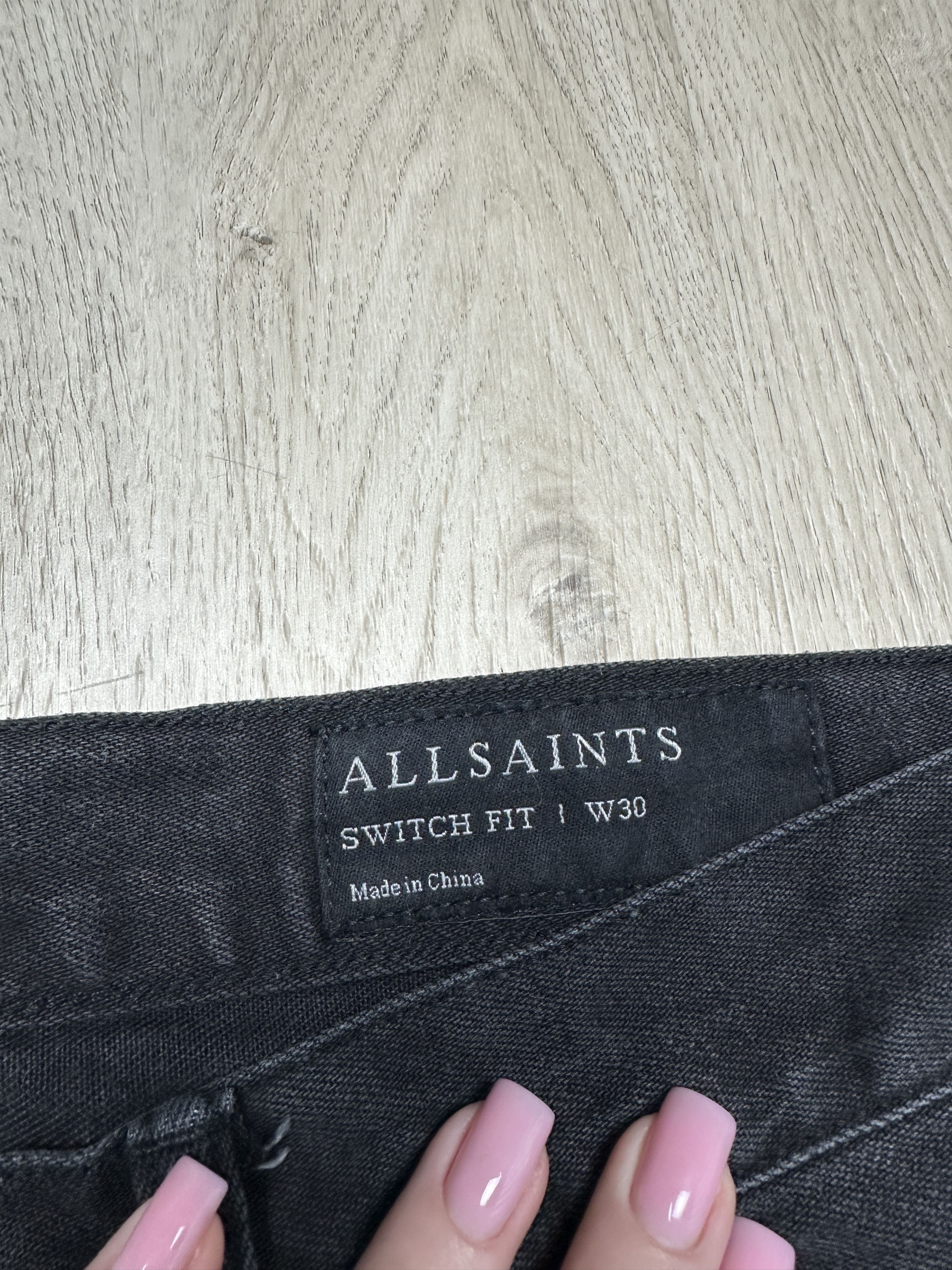 Allsaints Allsaints Kanyama Mens Denim Shorts Size US 30 / EU 46 - 3 Thumbnail