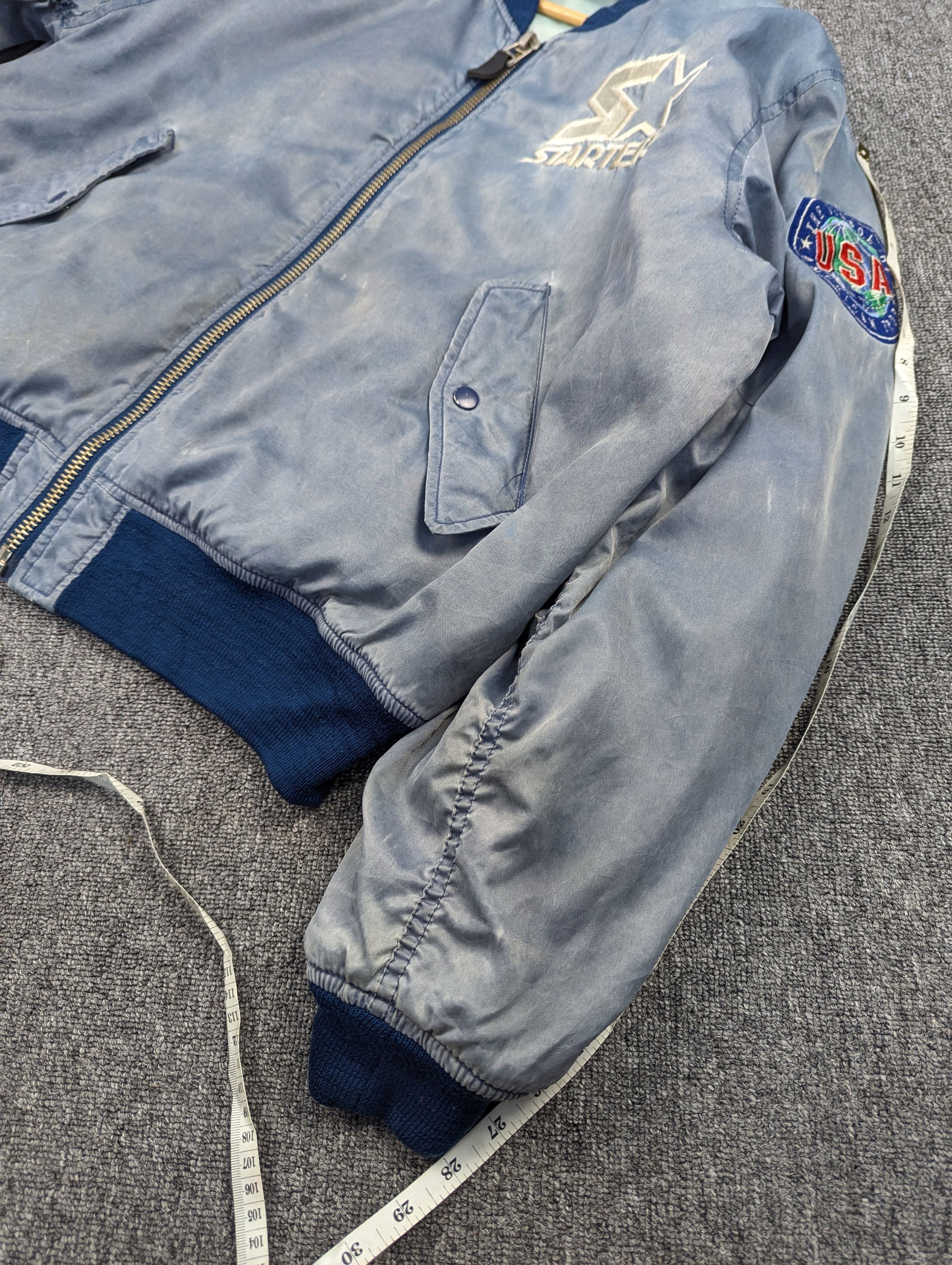 Starter Vintage 90s Starter USA American Sport Bomber Jacket Size US L / EU 52-54 / 3 - 21 Thumbnail