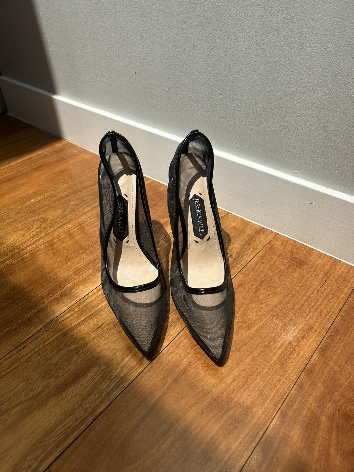 Other Black mesh Stiletto Noir by Jessica Rich Size US 11 / IT 41 - 7 Thumbnail