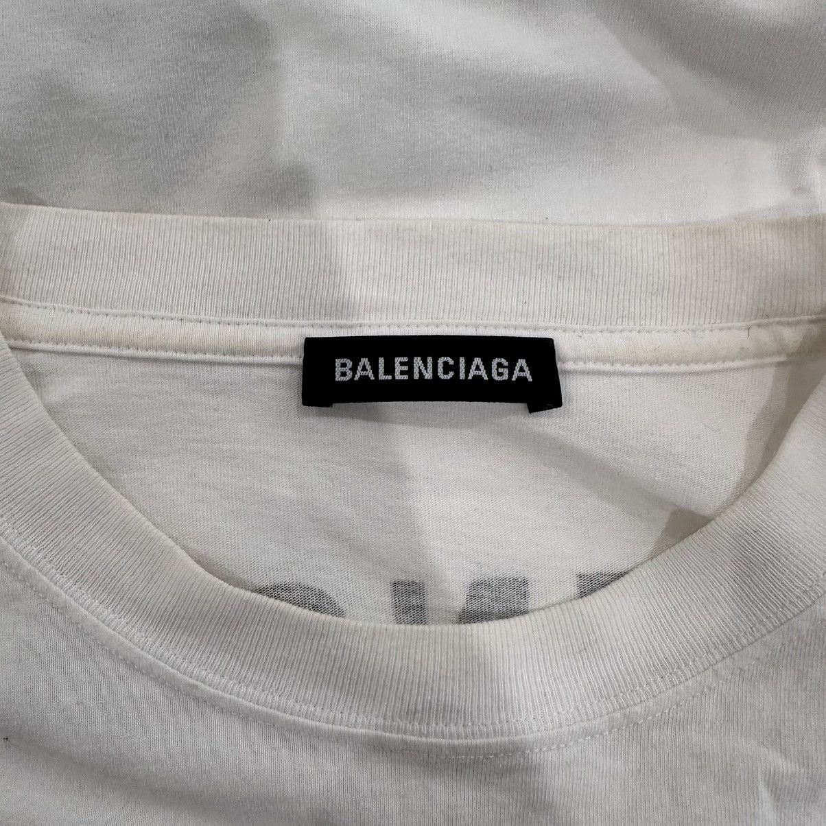 Balenciaga Balenciaga Back Logo T-Shirt Size US XL / EU 56 / 4 - 6 Thumbnail