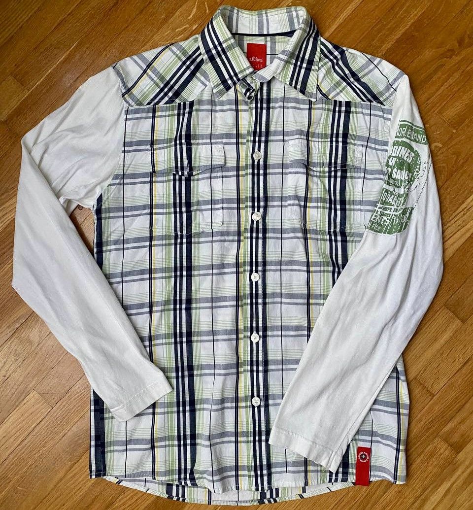 s.Oliver s.Oliver checkered y2k shirt Size US M / EU 48-50 / 2 - 1 Thumbnail