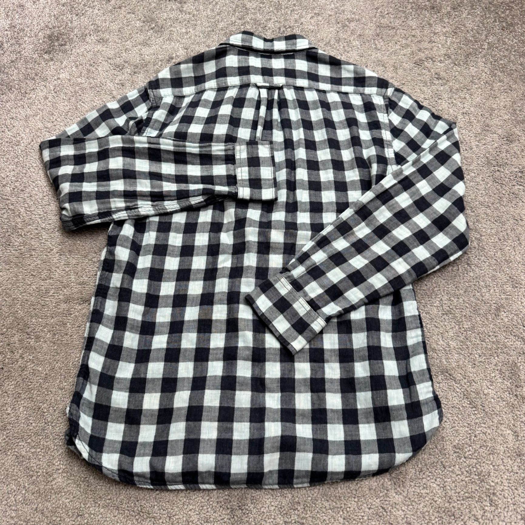 Grayers Grayers Shirt Mens Small Blue Buffalo Plaid Long Sleeve Button-Down Flannel Casual Everyday Classic Preppy Size US S / EU 44-46 / 1 - 2 Thumbnail