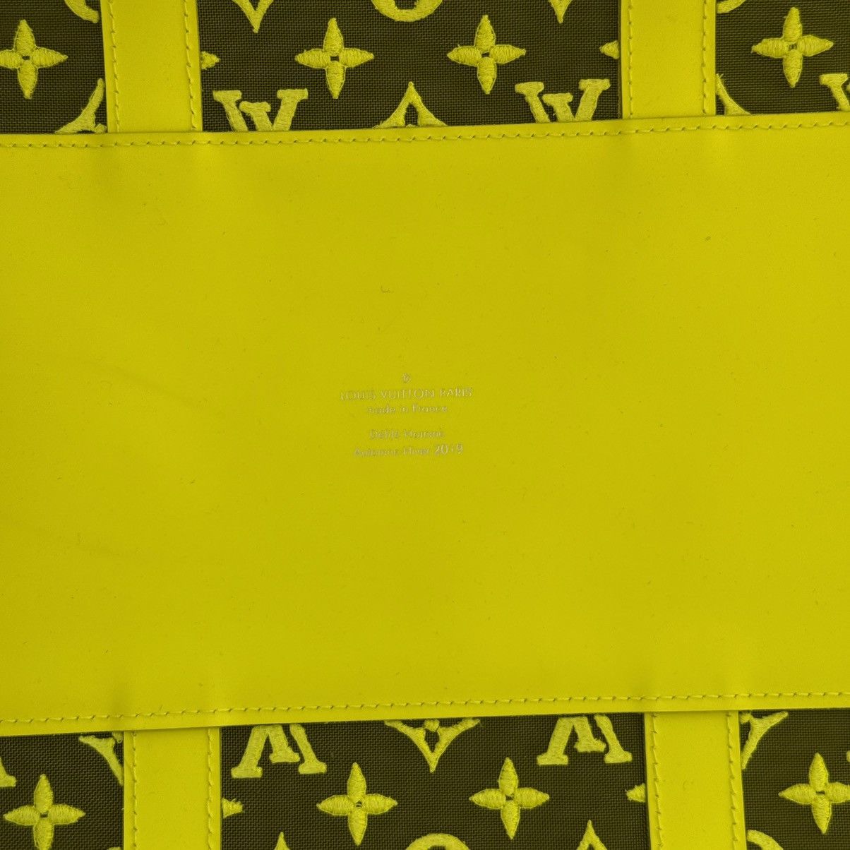 Louis Vuitton Louis Vuitton Keepall Bandouliere Yellow Mesh 50 Size ONE SIZE - 10 Thumbnail