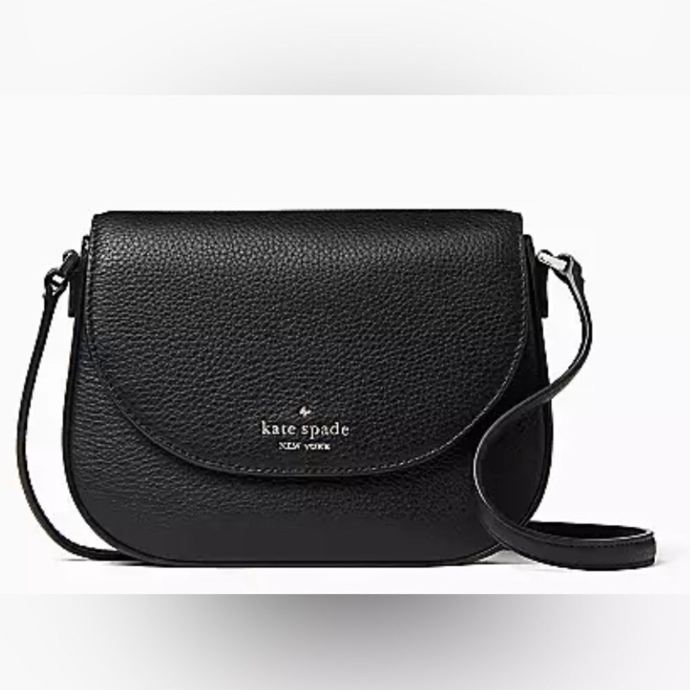 Kate Spade Kate Spade Leila leather black mini flap crossbody bag. NWT Size ONE SIZE - 1 Thumbnail