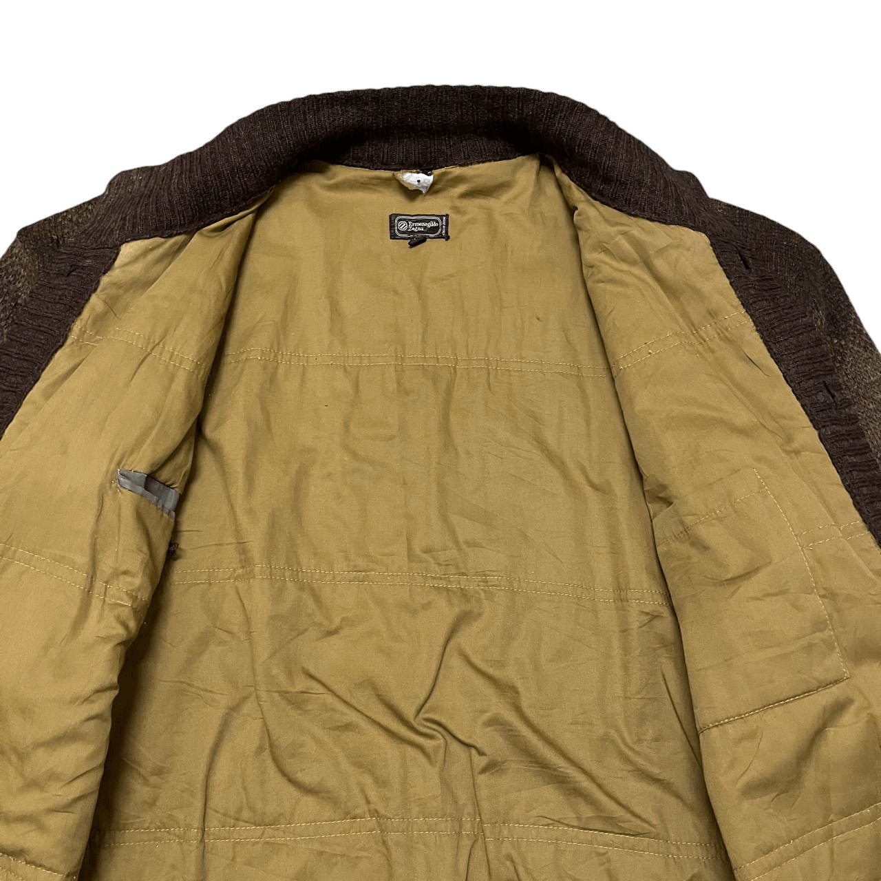 Ermenegildo Zegna Vintage Ermenegildo Zegna Mohair Cardigan Bomber Jacket Size US XL / EU 56 / 4 - 7 Thumbnail