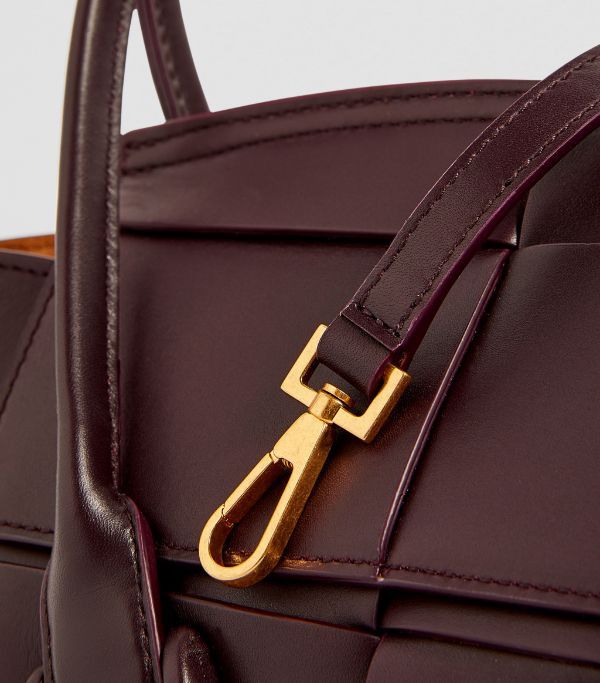 Bottega Veneta o1loc1c0824 Size: OS / Small Arco Bag in Bordeaux Size ONE SIZE - 3 Thumbnail