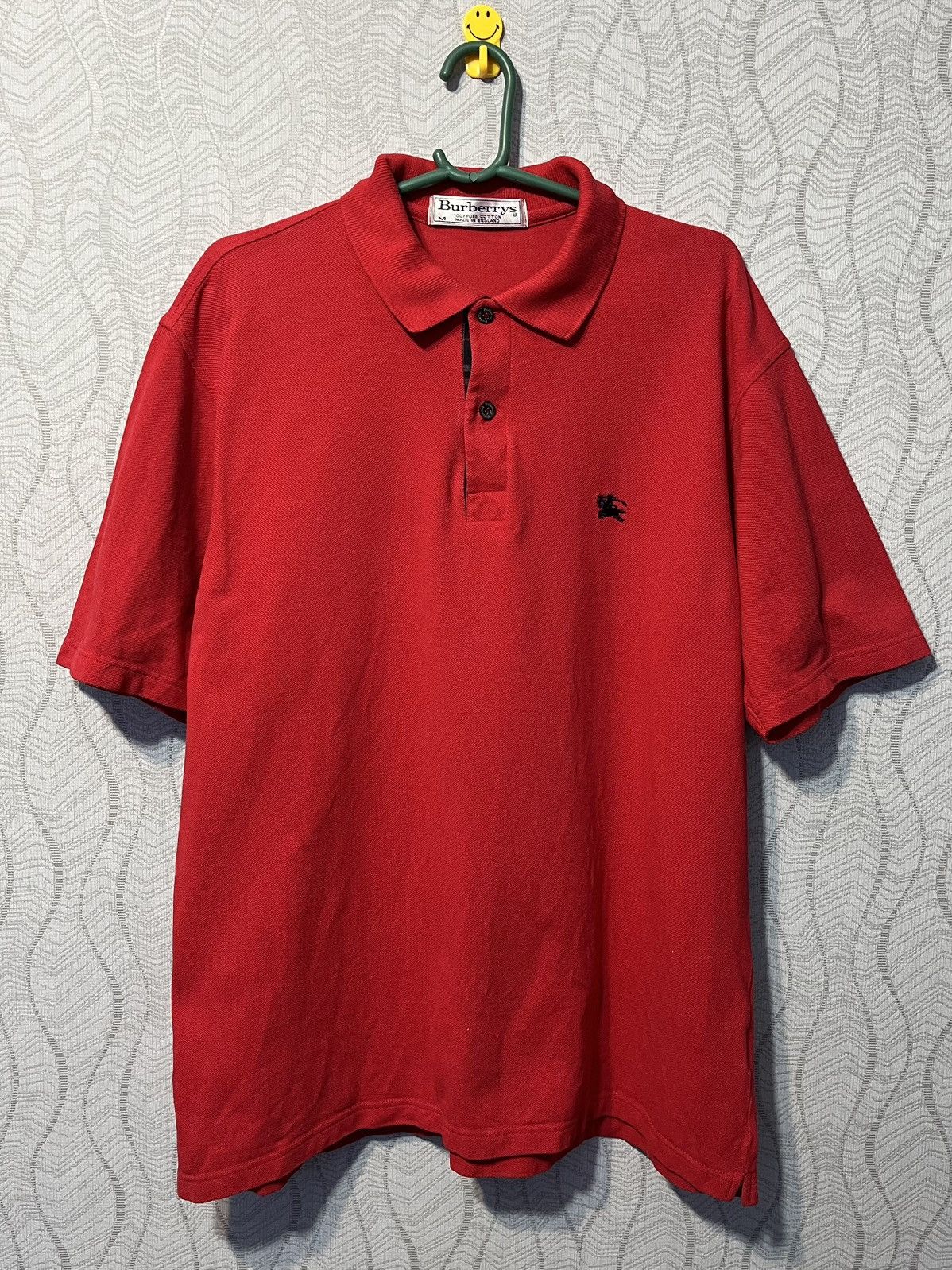 Burberry × Vintage Burberry’s Vintage Men’s Red Cotton Polo Shirt Size M Size US M / EU 48-50 / 2 - 1 Thumbnail