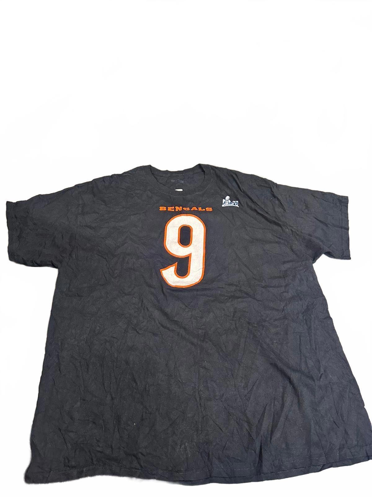 NFL Cincinnati Bengals Joe Burrow Jersey T-Shirt - Size 2XL Size US XXL / EU 58 / 5 - 2 Thumbnail