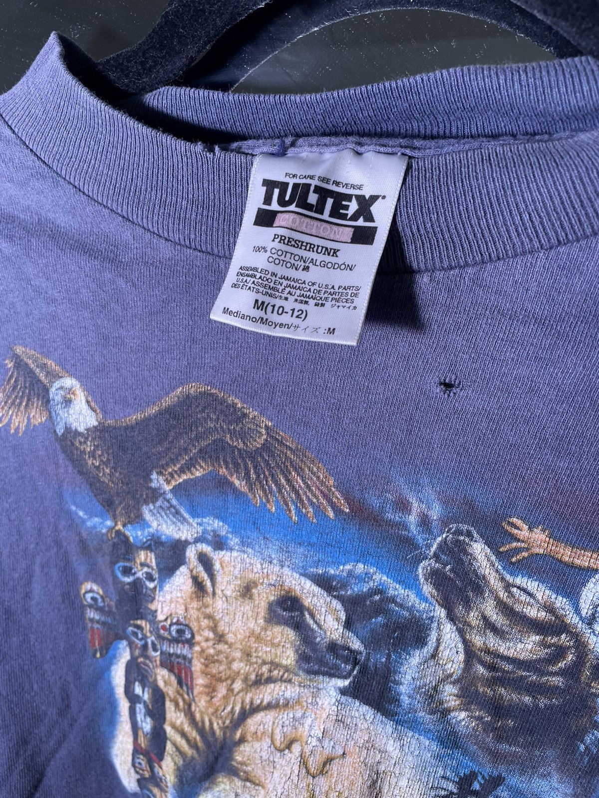 Vintage 90’s 2000’s Y2K VTG Vintage Alaska Animals Graphic T Shirt Size US XXS / EU 40 - 7 Thumbnail
