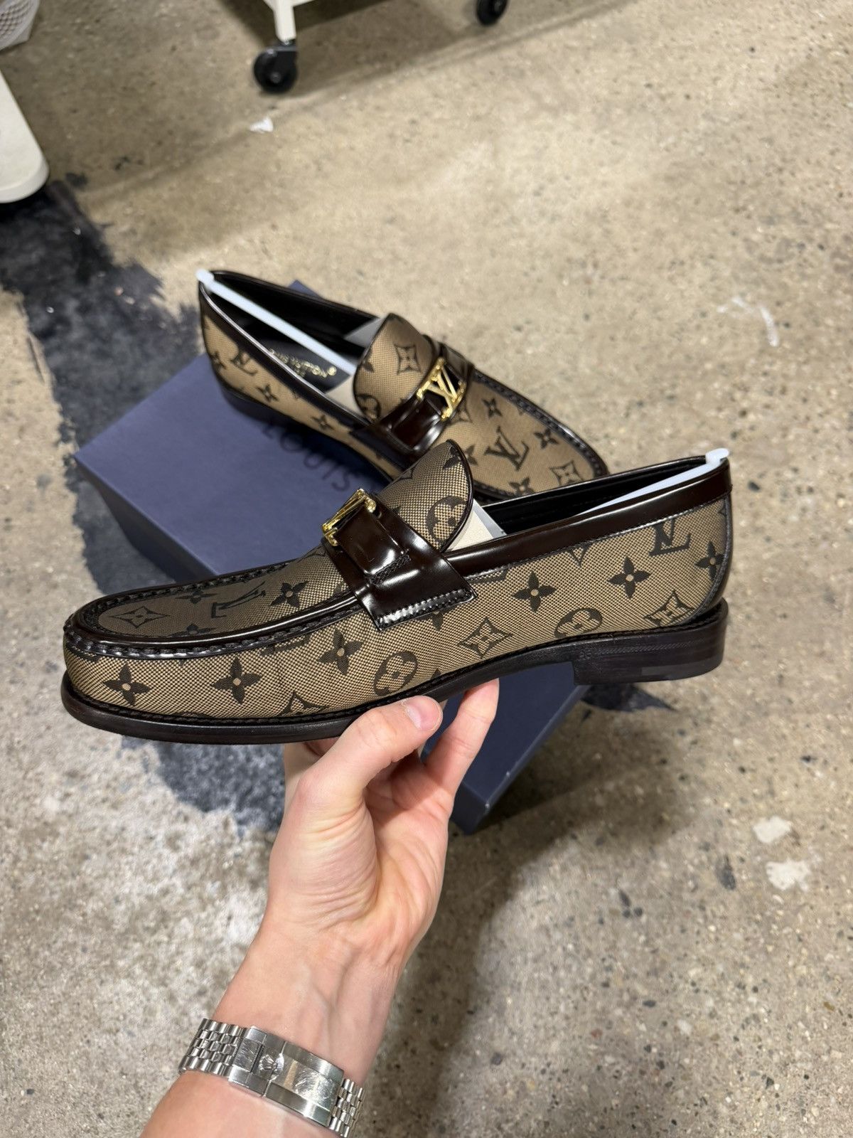 Louis Vuitton Louis Vuitton Major Monogram Loafers NEW 1250$ Size US 7.5 / EU 40-41 - 3 Thumbnail