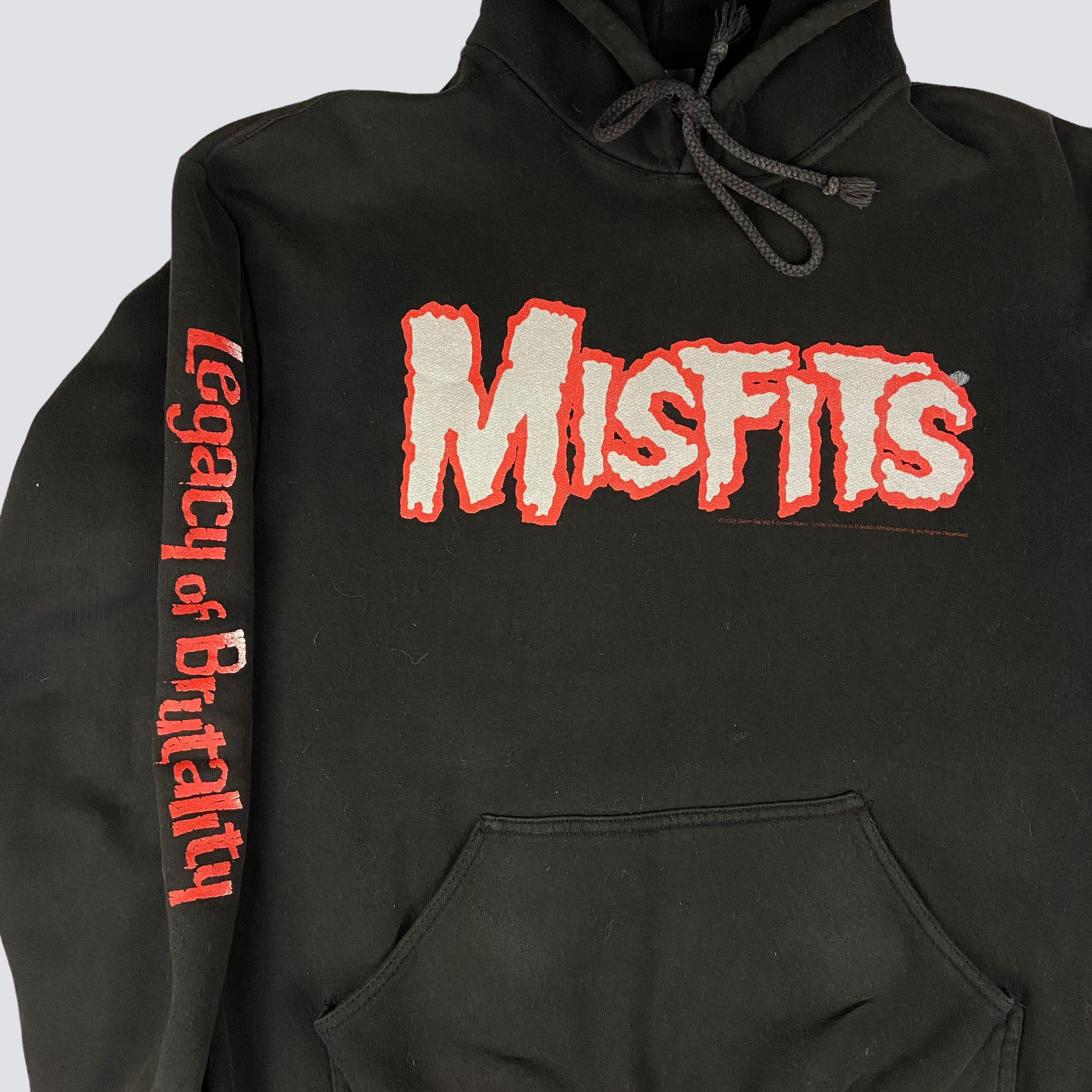 Band Tees 2005 MISFITS “LEGACY OF BRUTALITY” VERY RARE HOODIE - № 1021 Size US L / EU 52-54 / 3 - 4 Thumbnail