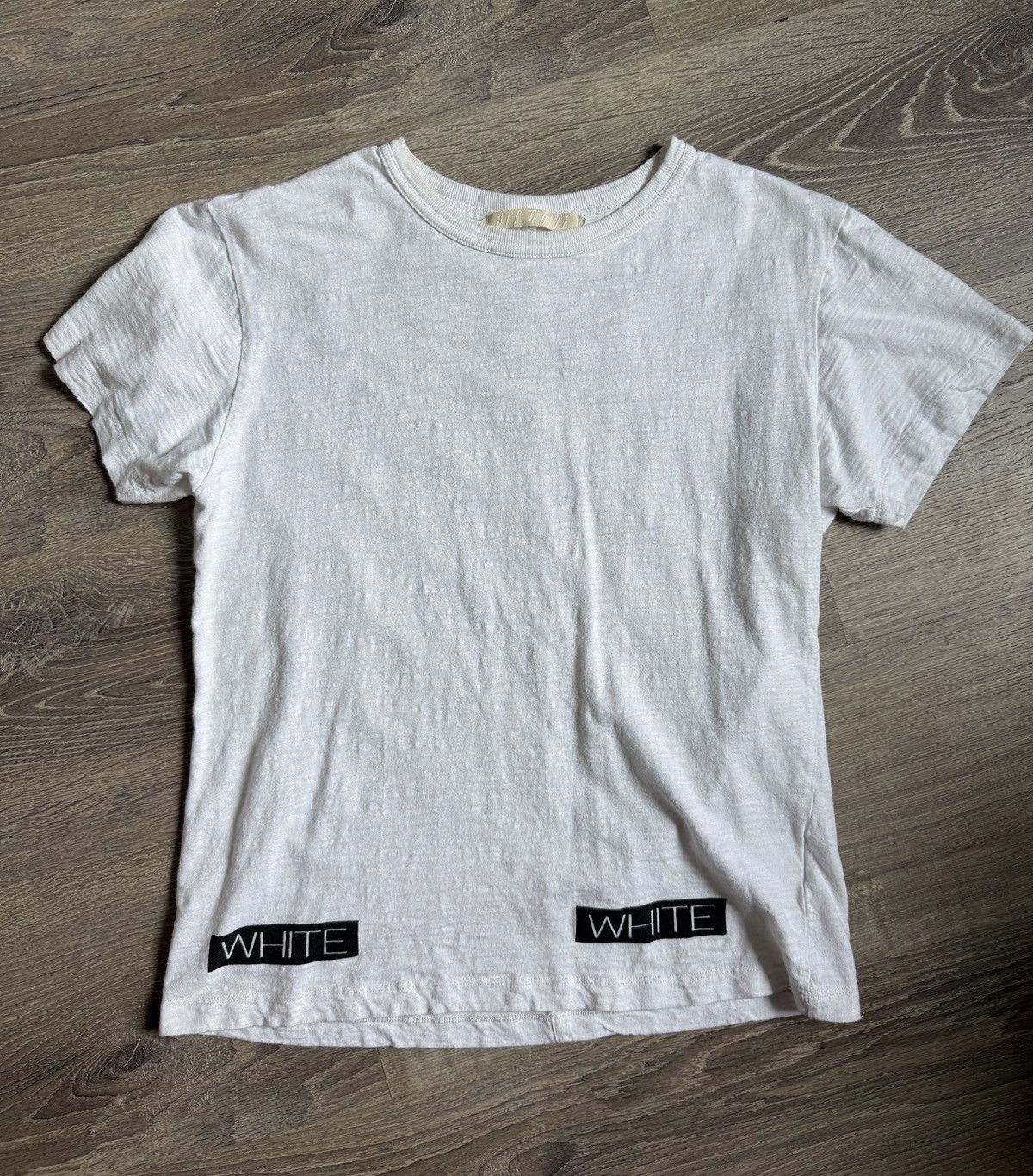 Off-White Off White Diagonal Strip Tshirt Size US S / EU 44-46 / 1 - 2 Thumbnail