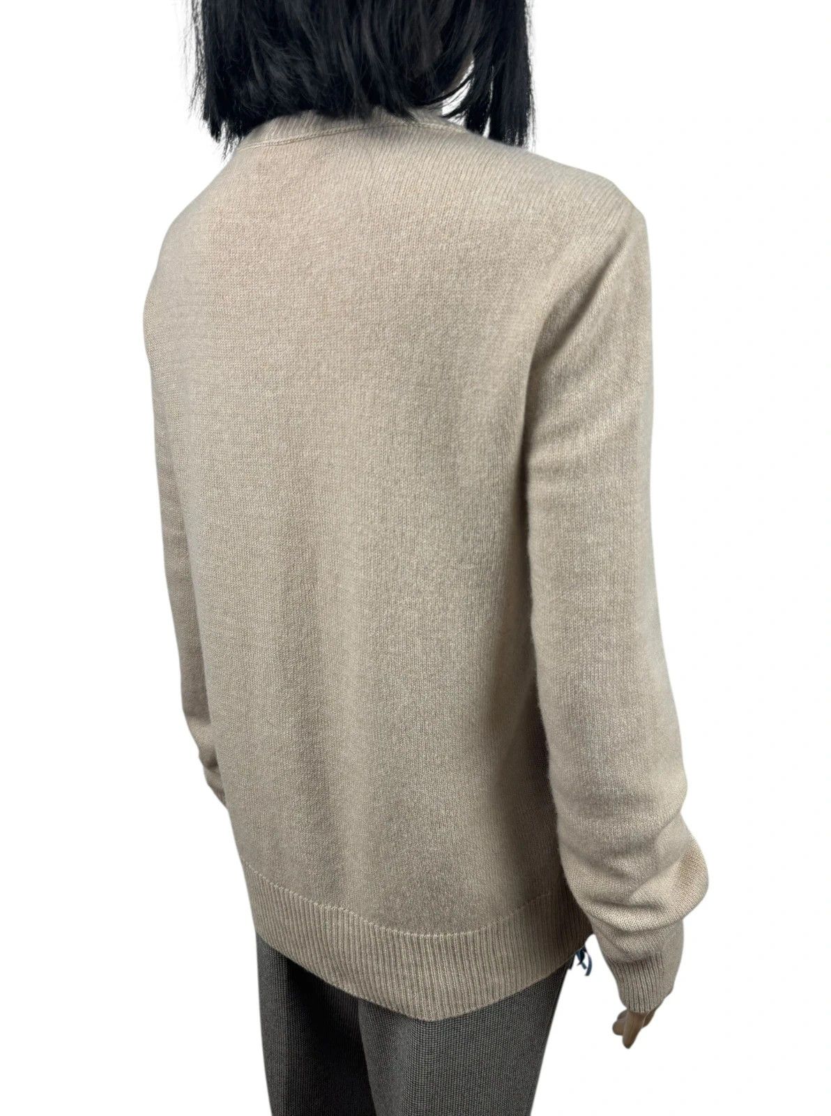 Tory Burch Tory Burch Sweater Wool Cashmere Leather Front Woven size M Size M / US 6-8 / IT 42-44 - 10 Thumbnail