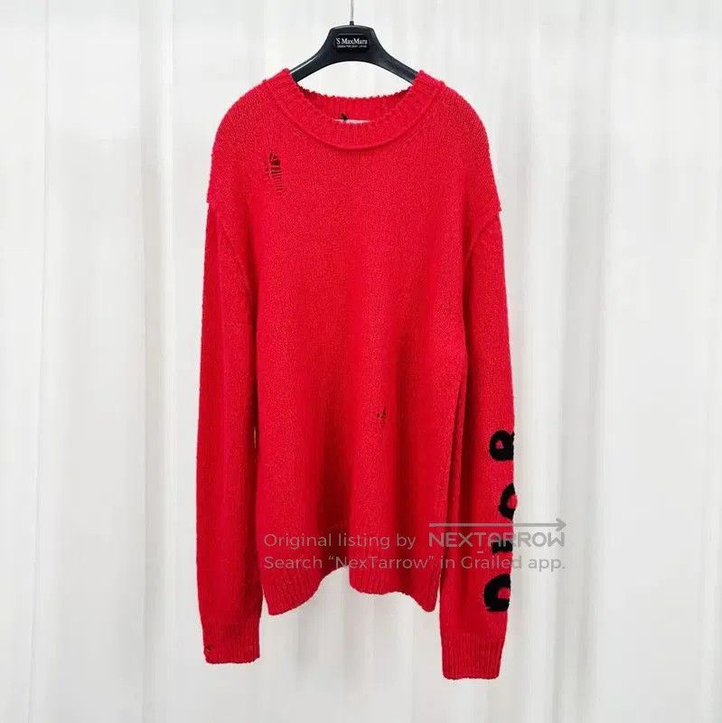 Other Dior Red Wool Blend Embroidered Sweater . Size US L / EU 52-54 / 3 - 1 Thumbnail