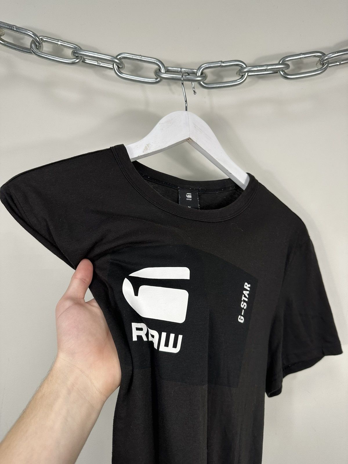 G-Star Vintage G-Star Raw Avant Garde Big Logo Black Opium Y2K Tee Size US M / EU 48-50 / 2 - 4 Thumbnail