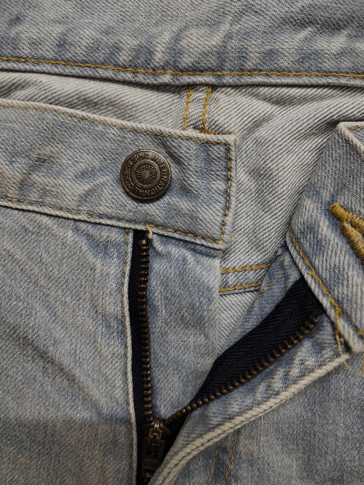 Tornado Mart Slim Flare Tornado Mart Clawmark Faded Denim Bootcut Y2k Size US 35 - 20 Thumbnail