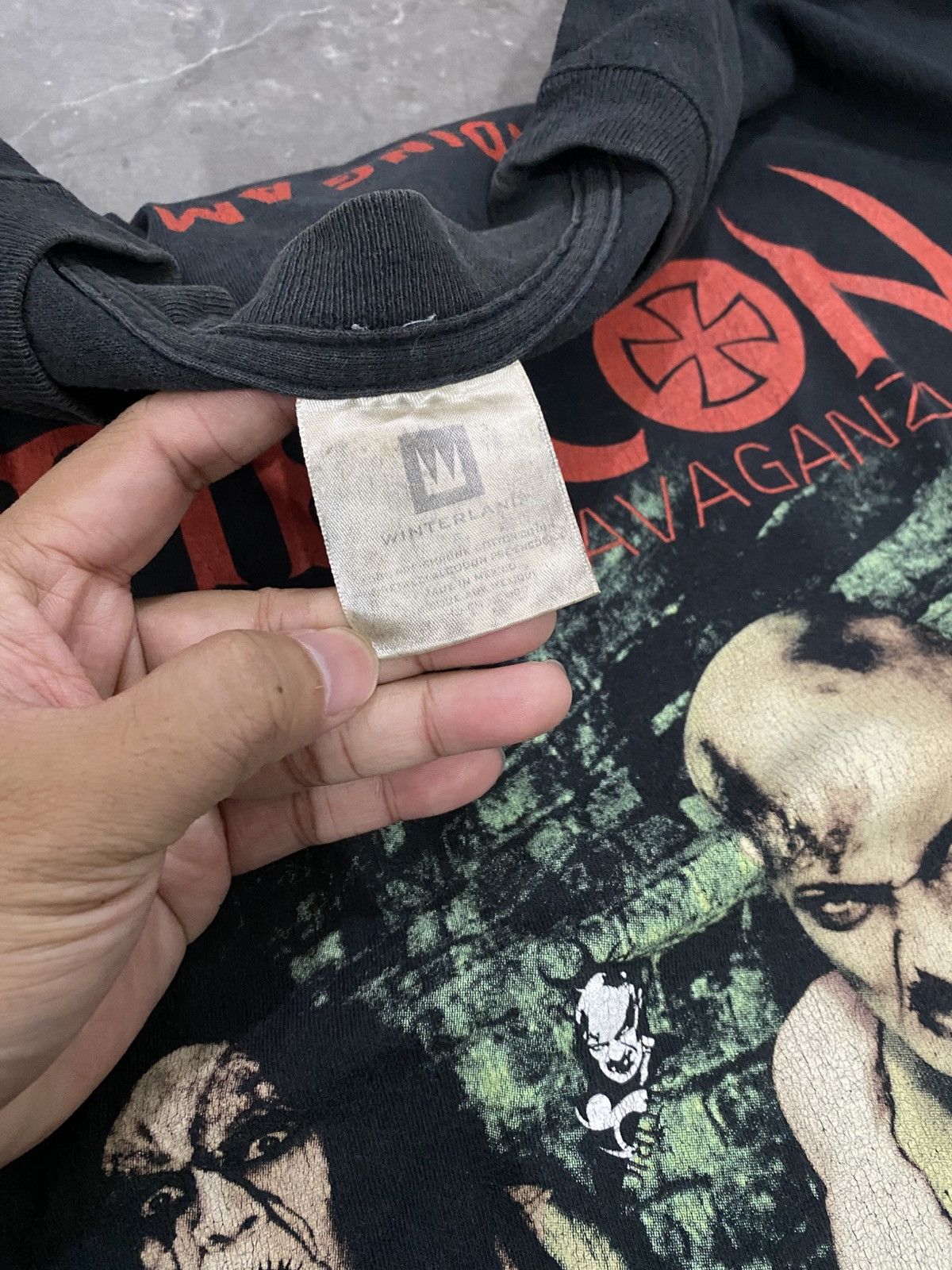 Vintage Vintage Satyricon Rebelextra Vaganza Tour 2000 Rare Shirt Size US L / EU 52-54 / 3 - 3 Thumbnail