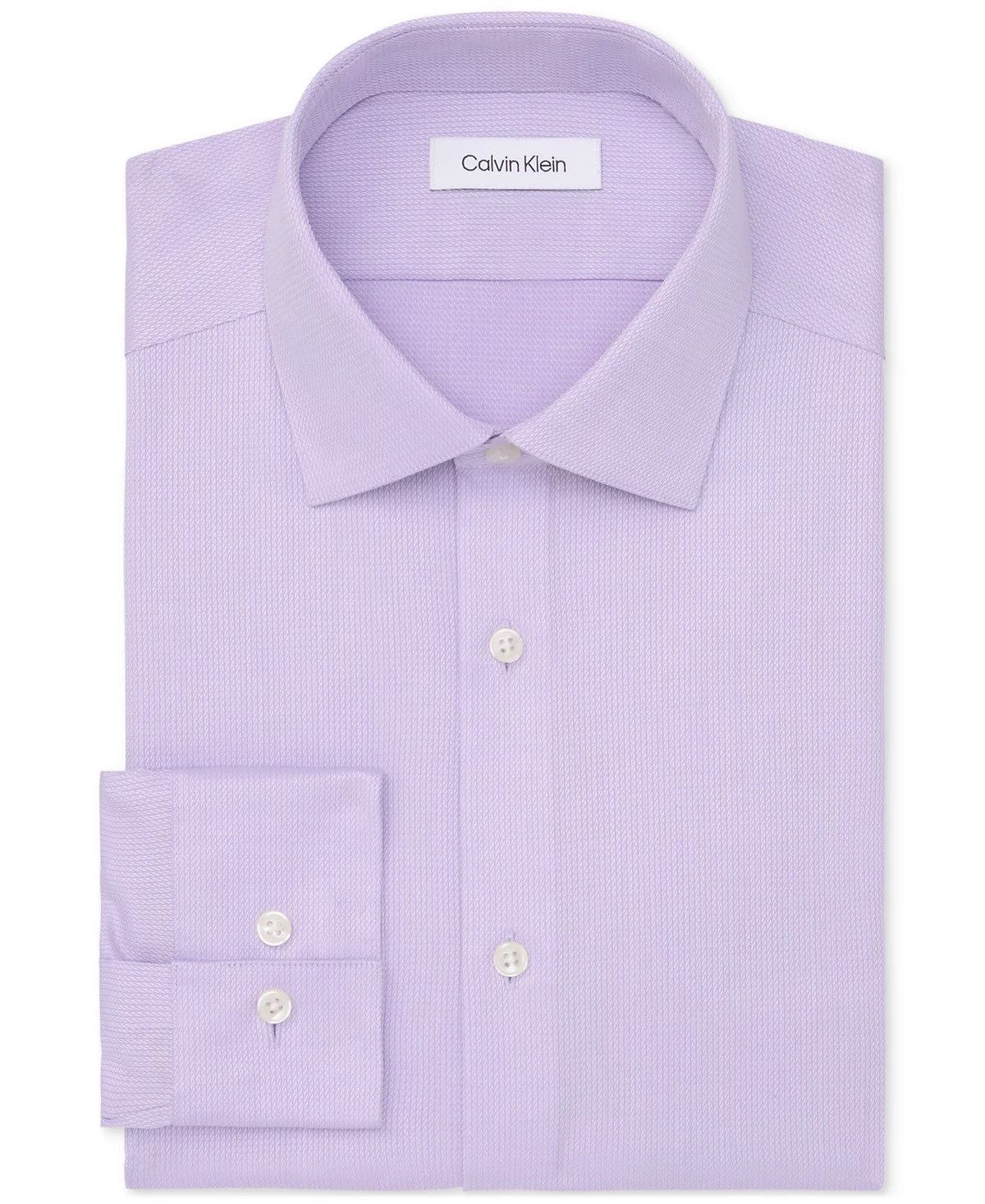 Calvin Klein Calvin Klein Men's Steel Slim Fit Stretch Dress Shirt Size US M / EU 48-50 / 2 - 2 Thumbnail