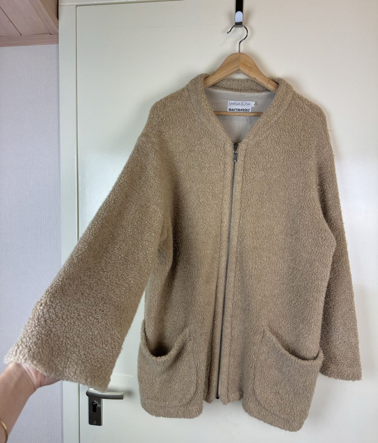 Marimekko Marimekko vintage Sherpa Teddy wool coat zip jacket M over Size M / US 6-8 / IT 42-44 - 5 Thumbnail
