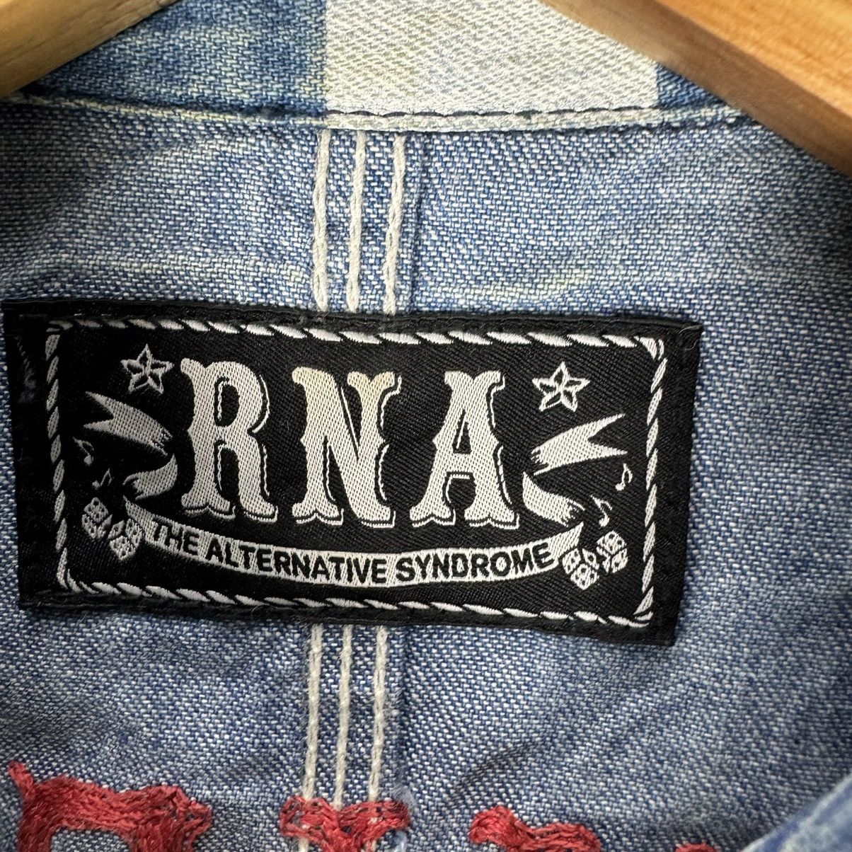 Designer × Japanese Brand ☀️RNA BLUE CHECK DENIM JACKET Size M / US 6-8 / IT 42-44 - 9 Thumbnail