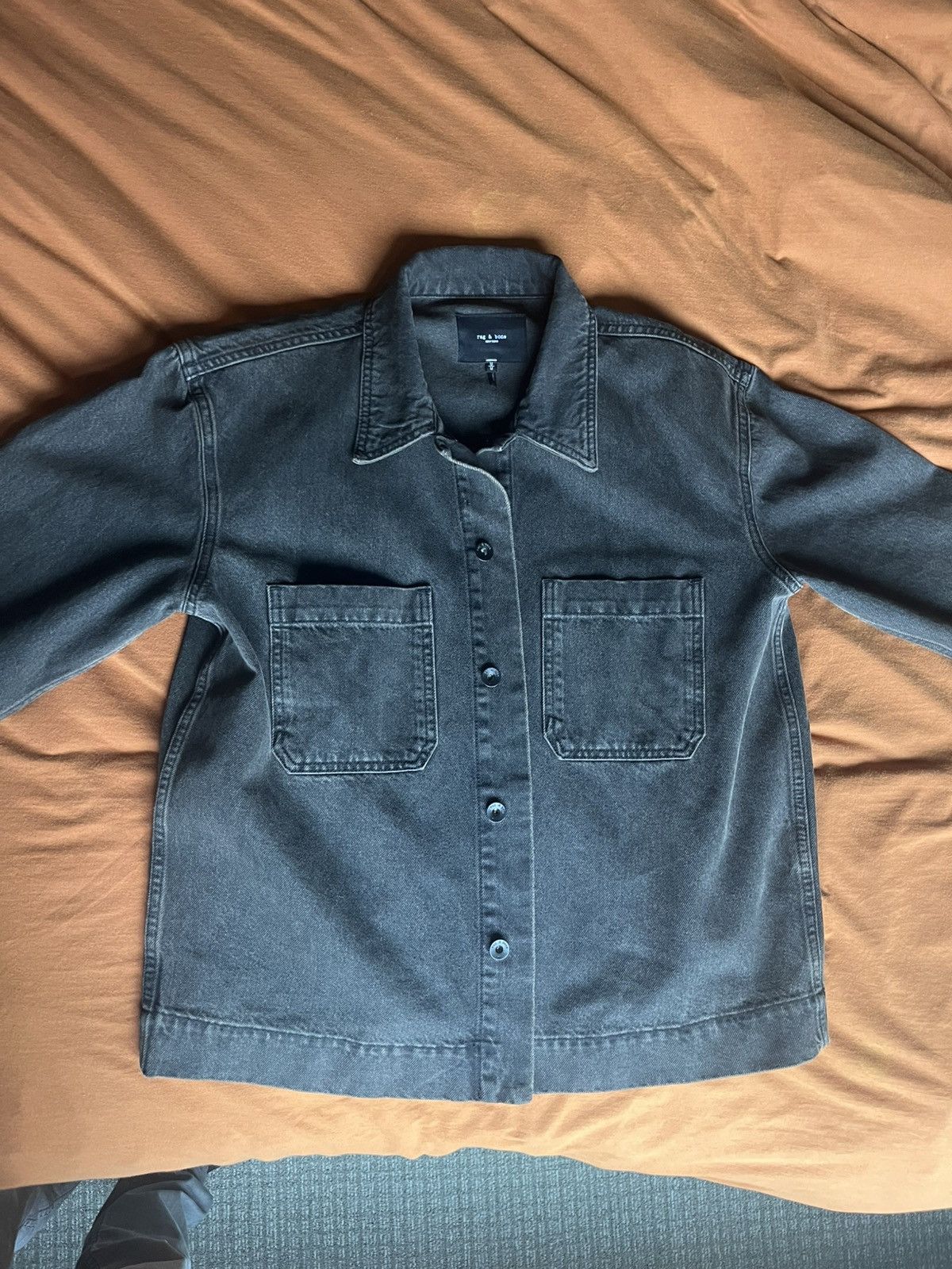 Rag & Bone Brooks Infuse Denim overshirt Size US M / EU 48-50 / 2 - 1 Thumbnail