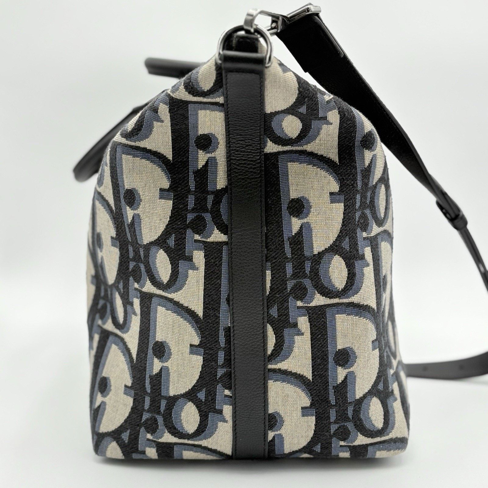 Dior Dior Oblique Jacquard Maxi Weekender 40 Bag | SUPER CLEAN! Size ONE SIZE - 10 Thumbnail