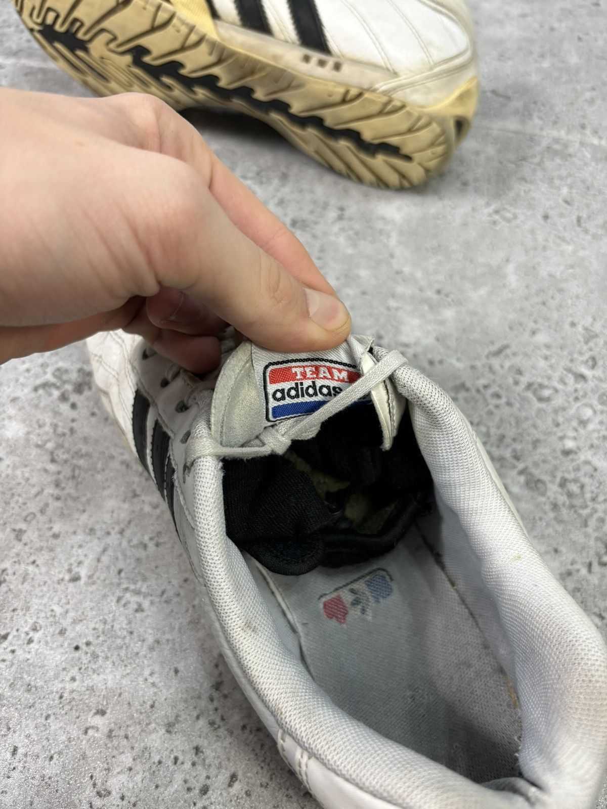 Adidas × Vintage 2000s Adidas Good Year Racing Shoes Leather Y2K Size US 9 / EU 42 - 7 Thumbnail