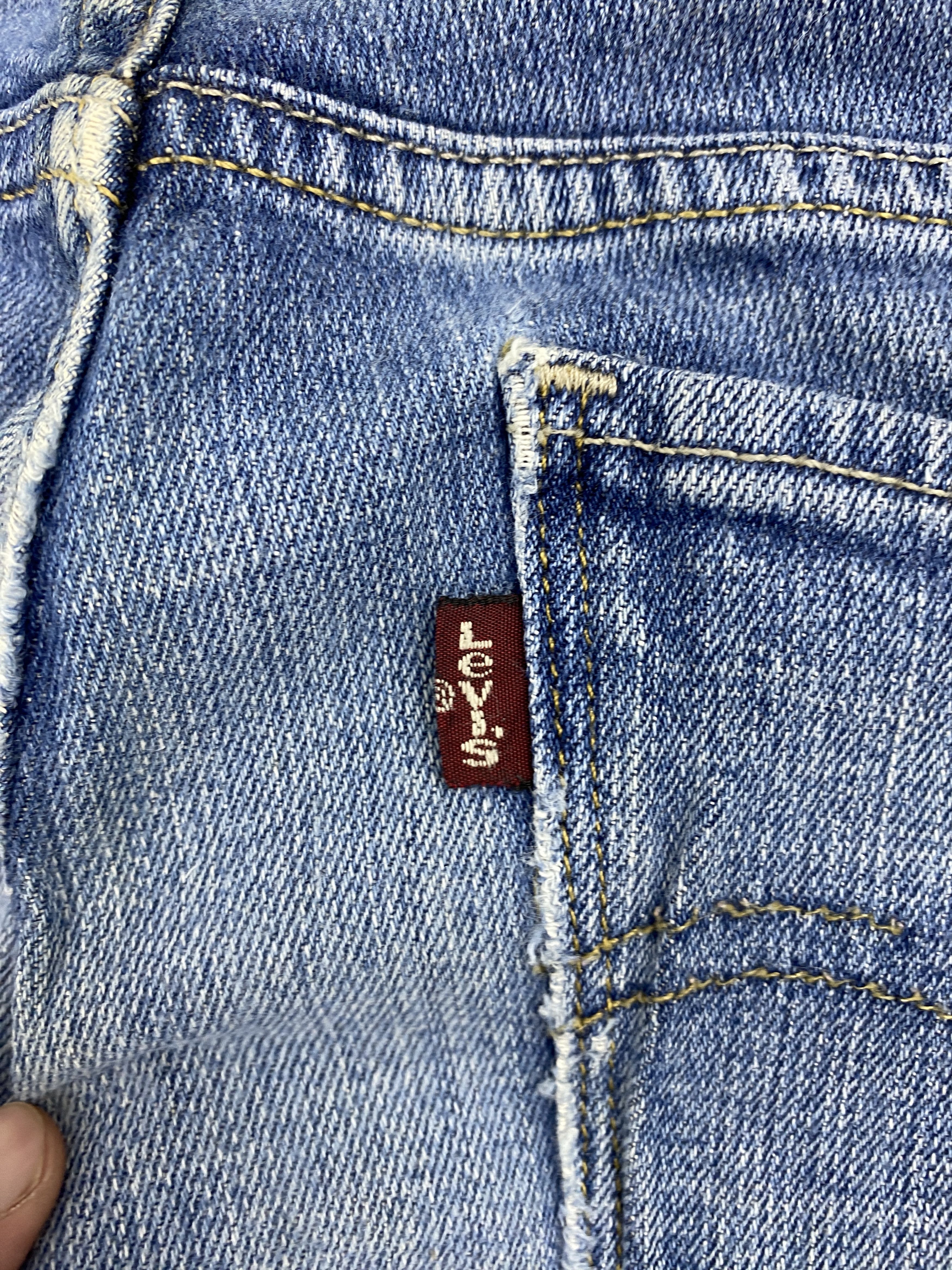 Levi's Vintage Levis 515 Flared Bootcut Faded Blue Jeans S0042 Size 30" / US 8 / IT 44 - 6 Thumbnail