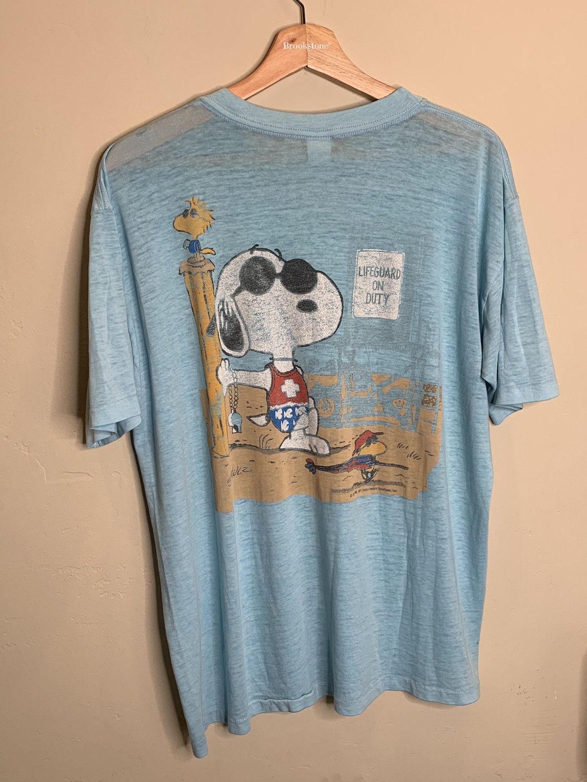 RARE single stitch vintage Snoopy Shirt good 1960's