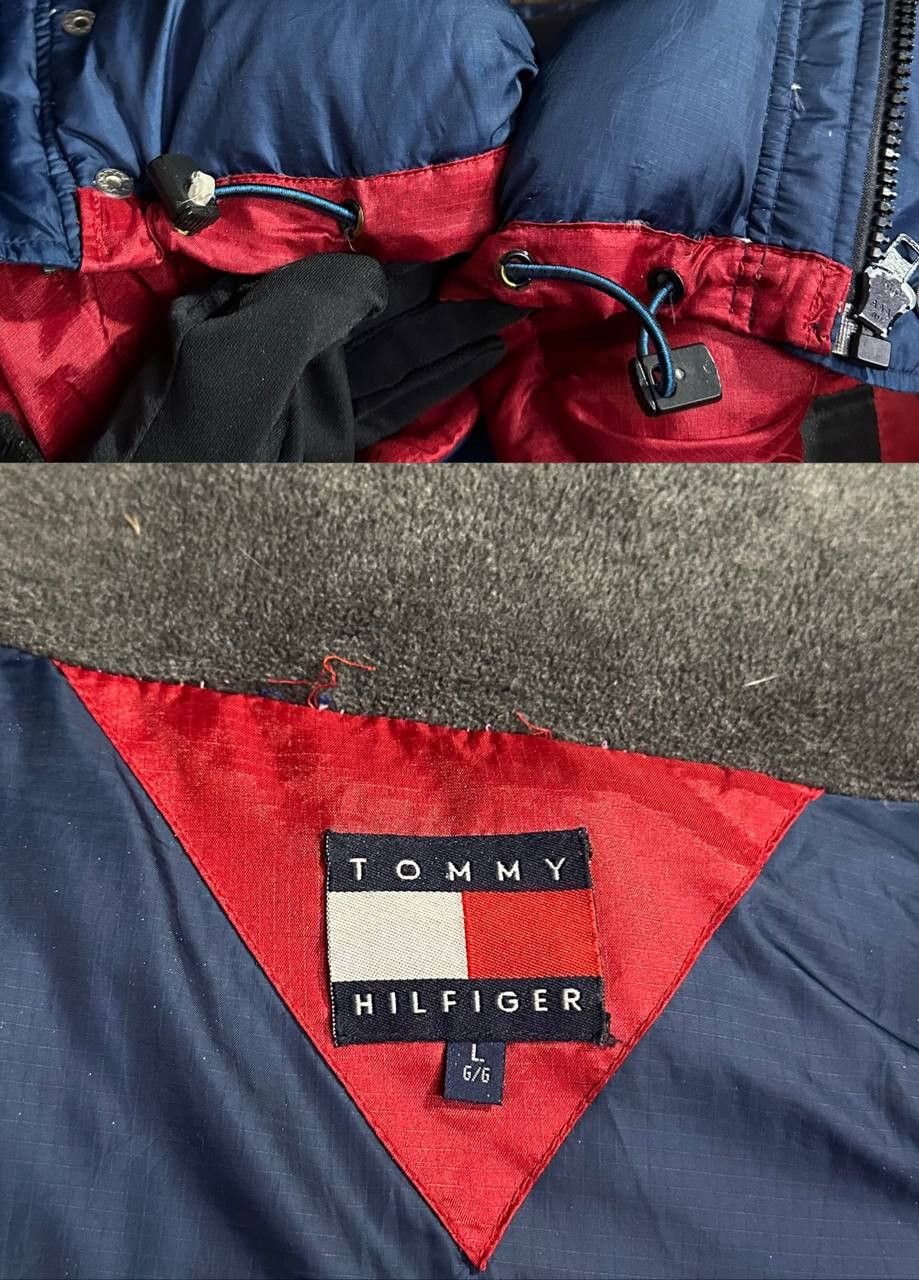 Tommy Hilfiger × Vintage 90s Tommy Hilfiger Jacket Puffer Down Streetwear duck Size US L / EU 52-54 / 3 - 14 Thumbnail