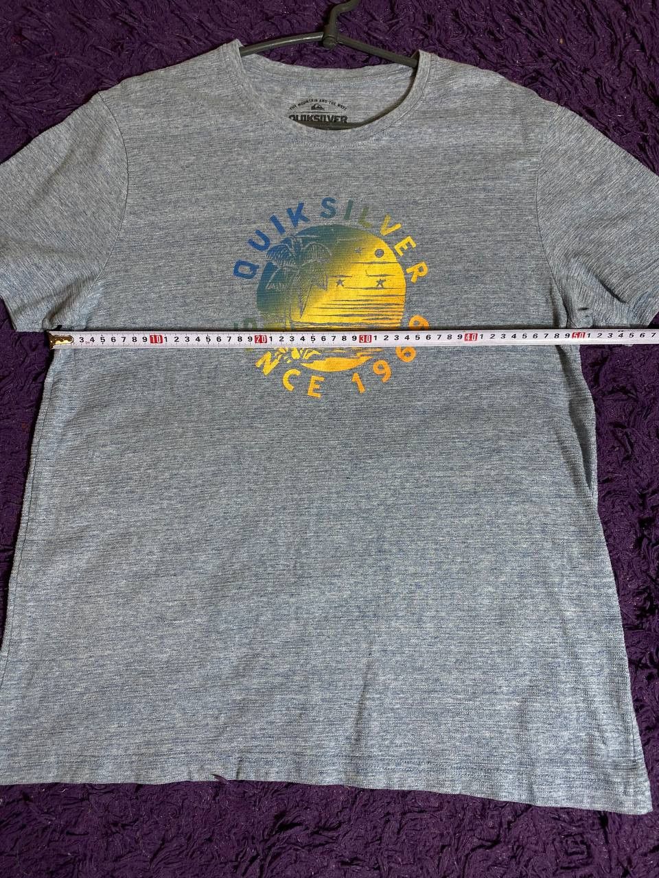 Quiksilver × Vintage 90s Quiksilver Faded Y2K Center Big Logo Rare T-Shirt Size US XL / EU 56 / 4 - 12 Thumbnail