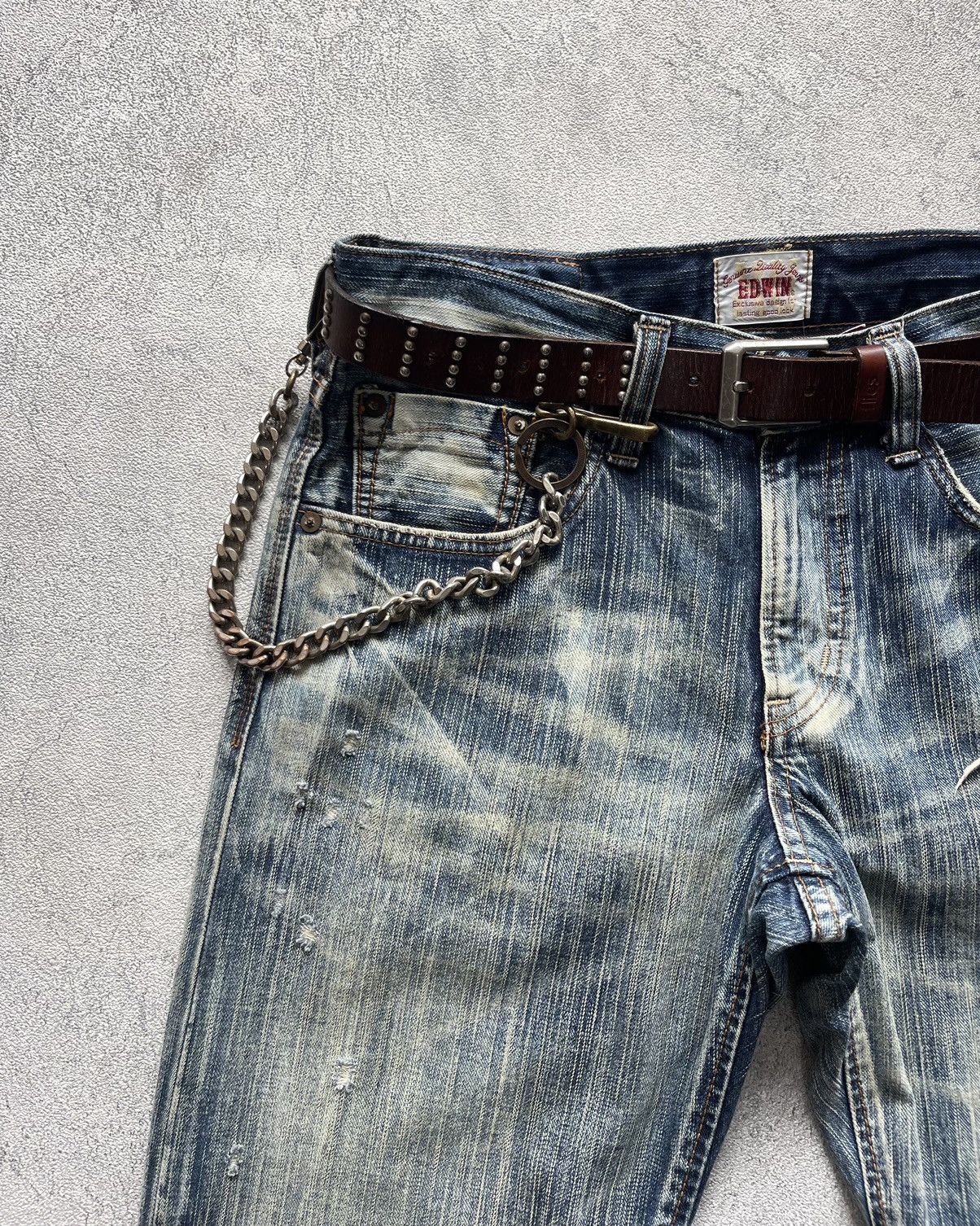 Edwin 2000s EDWIN EXCLUSIVE VINTAGE FADED JEAN if six was nine Size US 32 / EU 48 - 3 Thumbnail