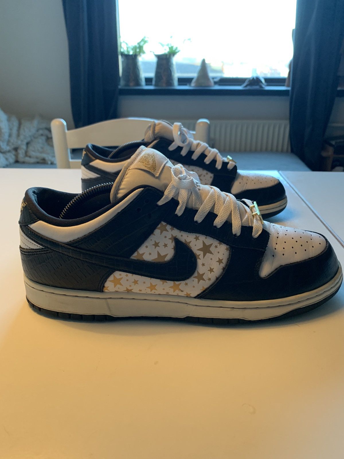 Nike × Supreme NIKE SB X SUPREME STAR DUNK BLACK Size US 10.5 / EU 43-44 - 1 Thumbnail