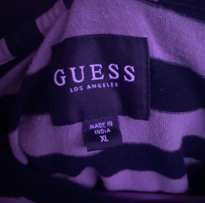 Guess Guess Black/Grey Striped Longsleeve Size US XL / EU 56 / 4 - 3 Thumbnail