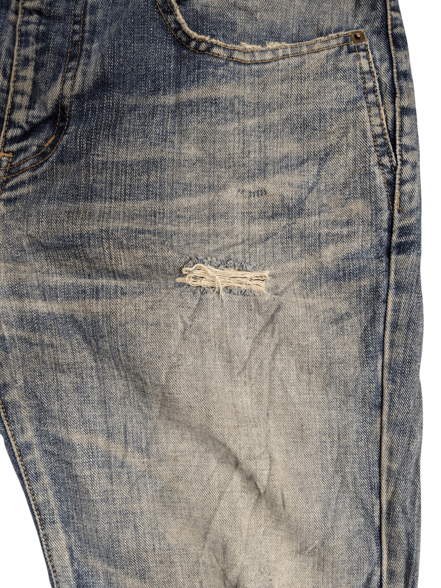 Saint Laurent Paris AW 17 University Distressed Light Wash Size US 32 / EU 48 - 21 Thumbnail