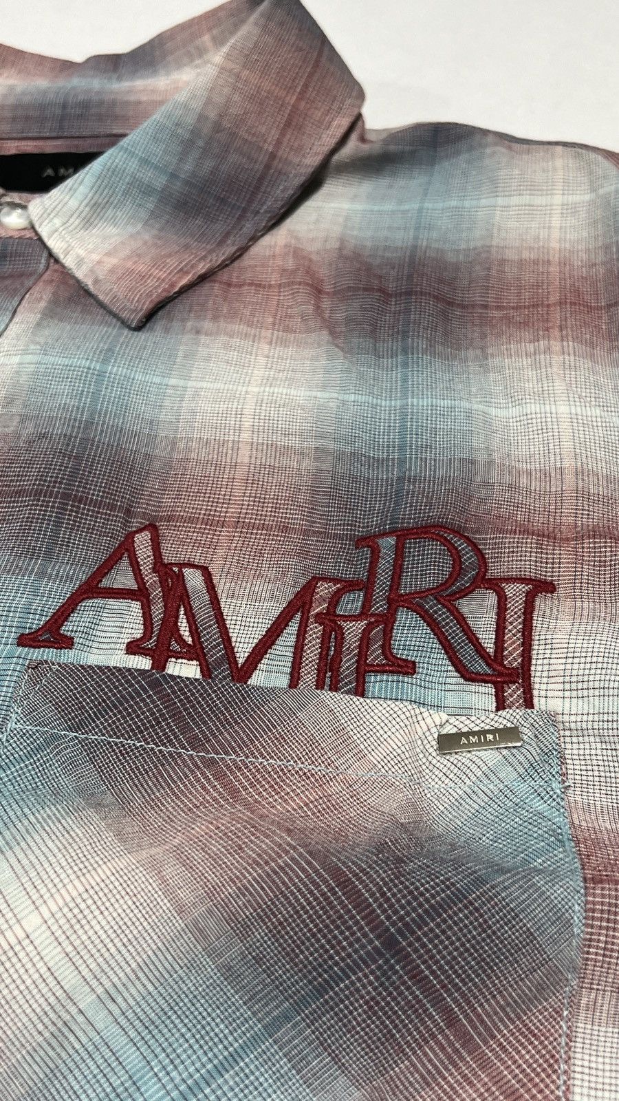 Amiri Amiri Staggered Plain Shirt Size US XL / EU 56 / 4 - 2 Thumbnail