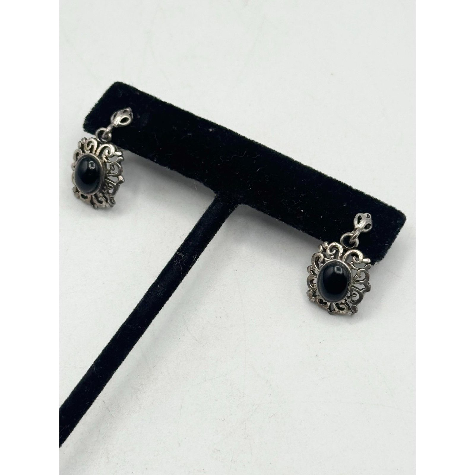 Vintage Vintage Sterling Silver filigree dangle drop earrings Size ONE SIZE - 4 Thumbnail