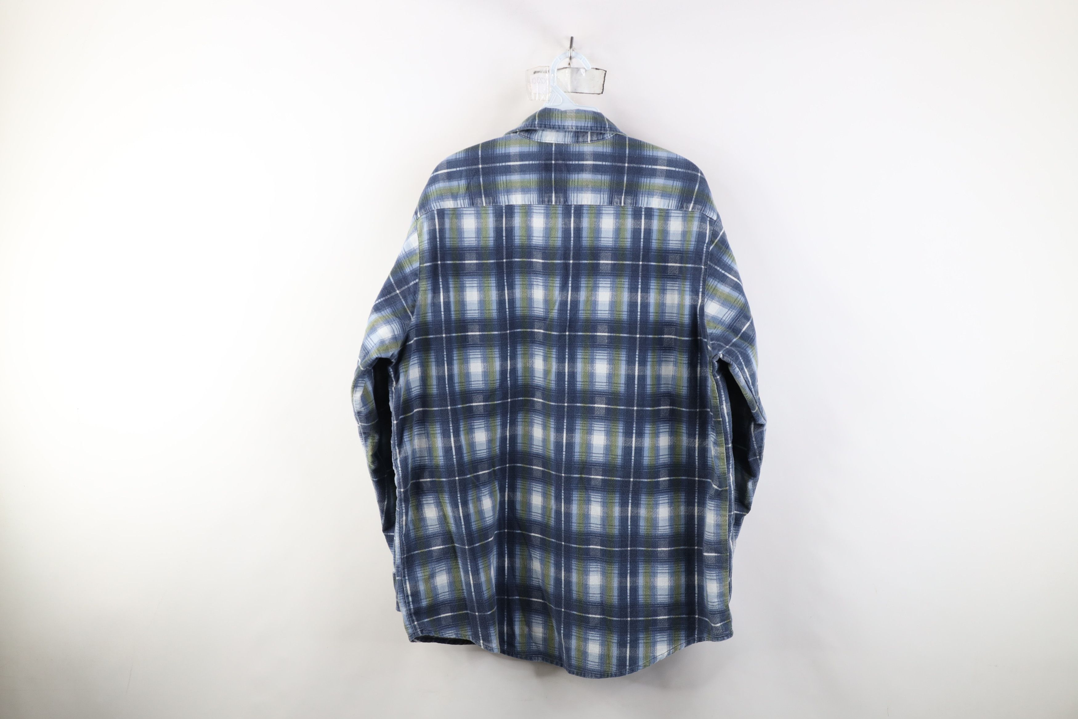 Vintage Vintage 90s Streetwear Flannel Collared Button Shirt Plaid Size US L / EU 52-54 / 3 - 11 Thumbnail