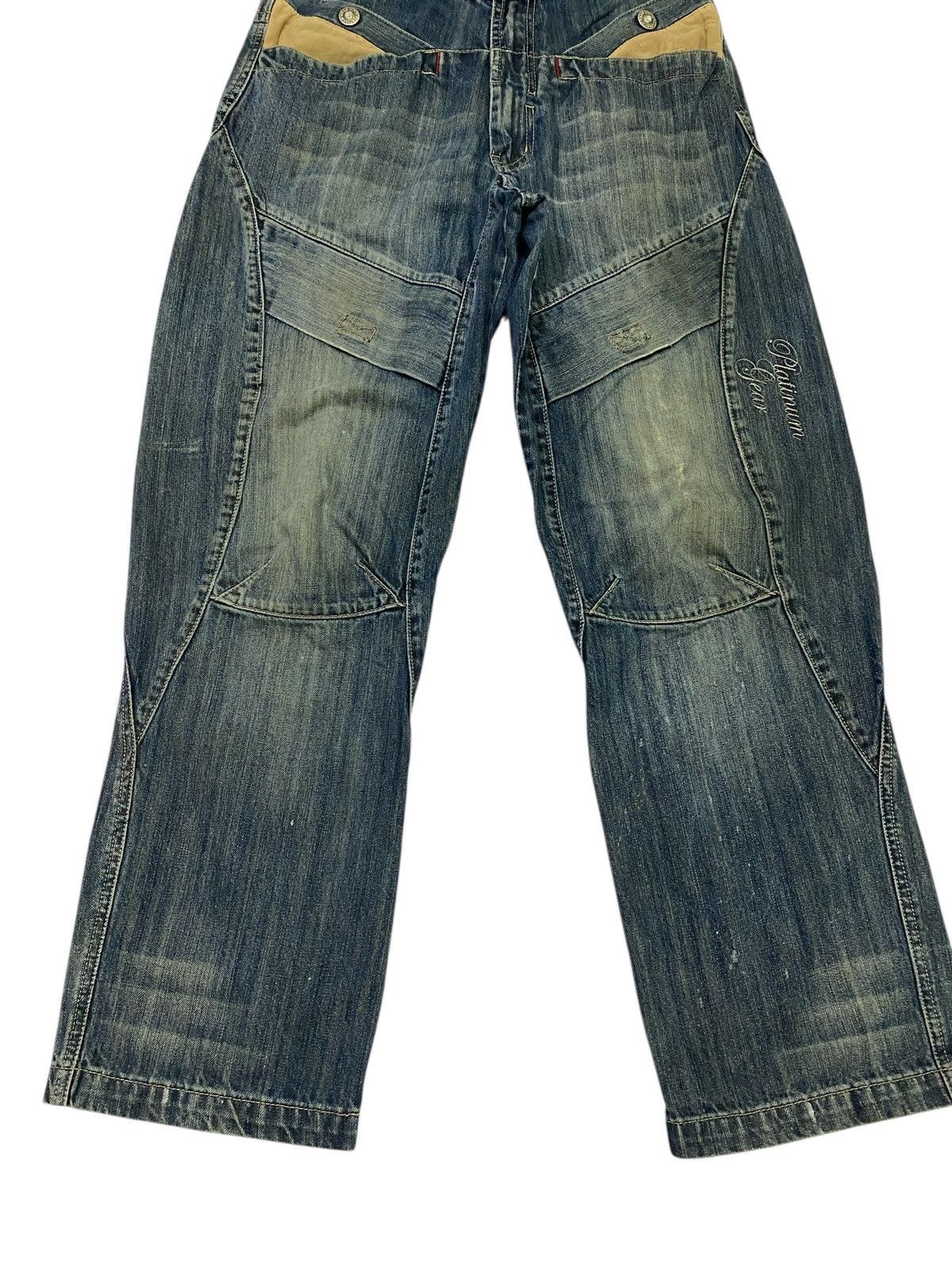 JNCO Japanese brand X Platinum gear baggy jeans Size US 31 - 2 Thumbnail