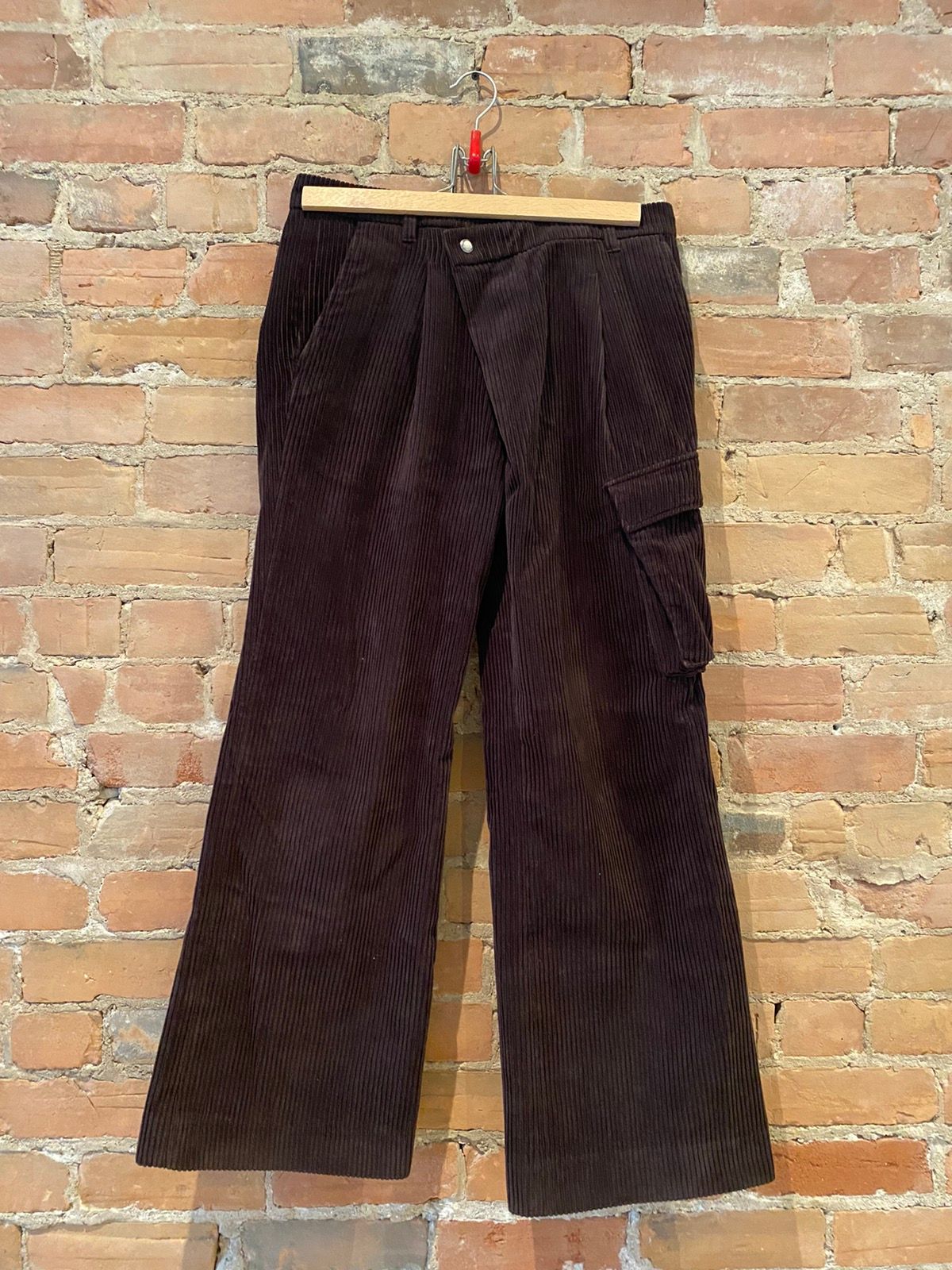Pre-owned Andersson Bell Brown Corduroy Pants With Cargo Pocket