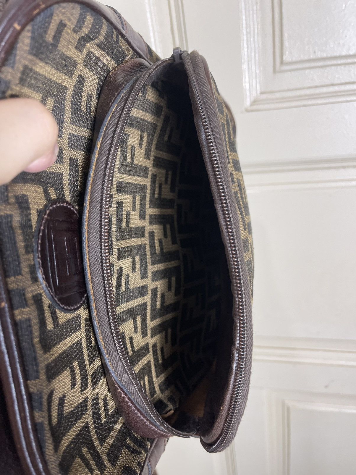 Fendi Vintage Fendi Zucca Monogram Shoulder Bag Size ONE SIZE - 10 Thumbnail