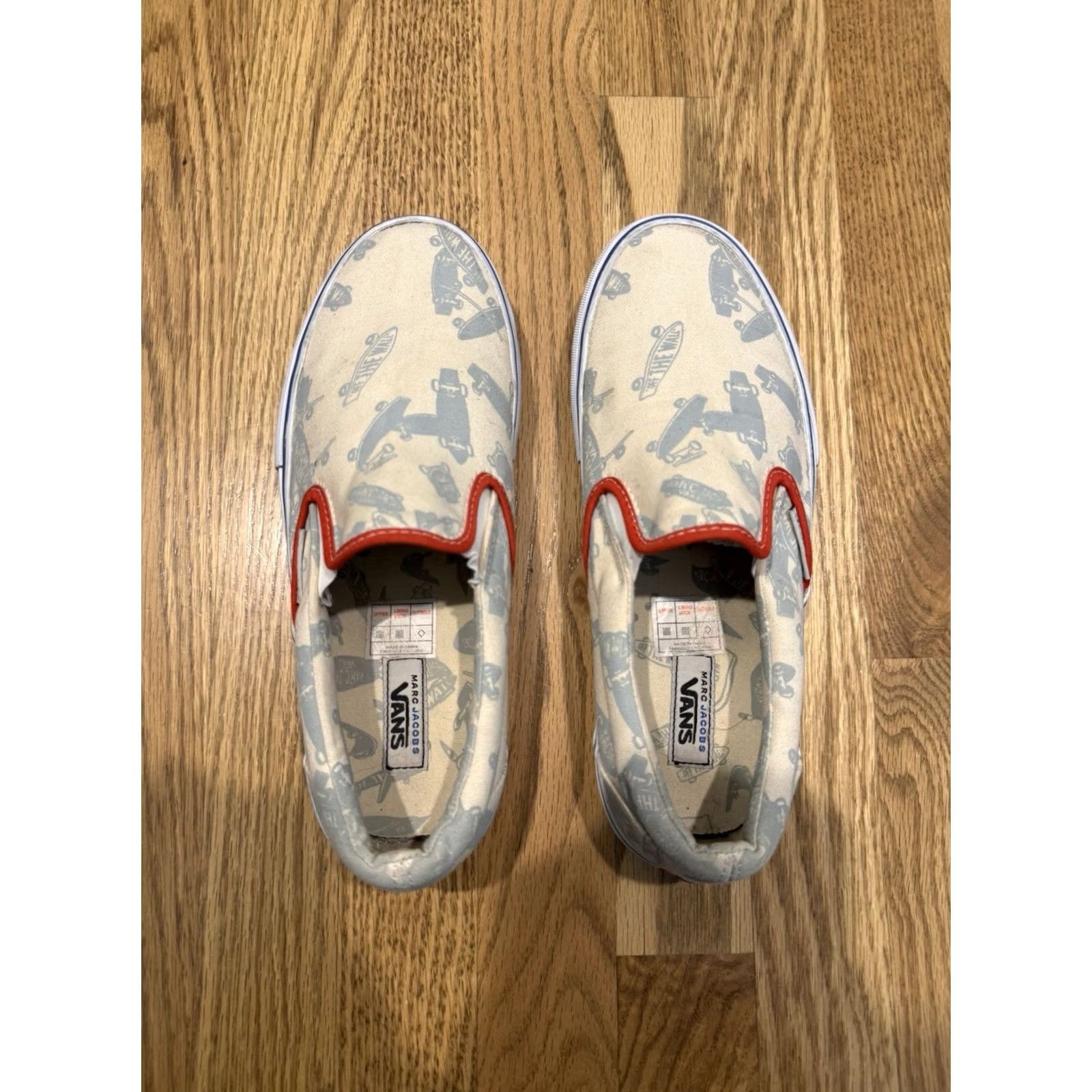 Marc Jacobs Vans Marc Jacobs LX Slip-On Sneakers Unisex Adults Size 8 US Beige Regular Size US 10 / IT 40 - 3 Thumbnail