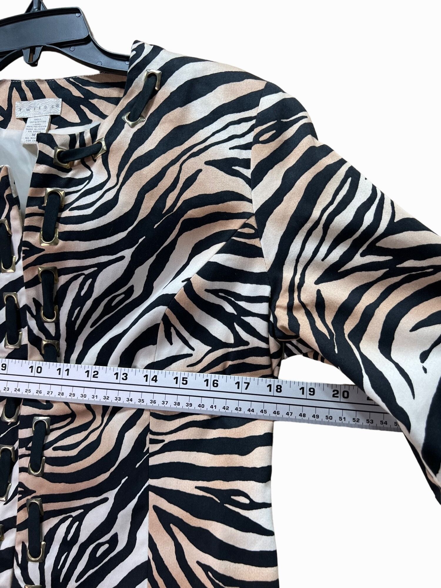 Other Tweeds - Leopard Print Women's Blazer - Medium Size M / US 6-8 / IT 42-44 - 4 Thumbnail